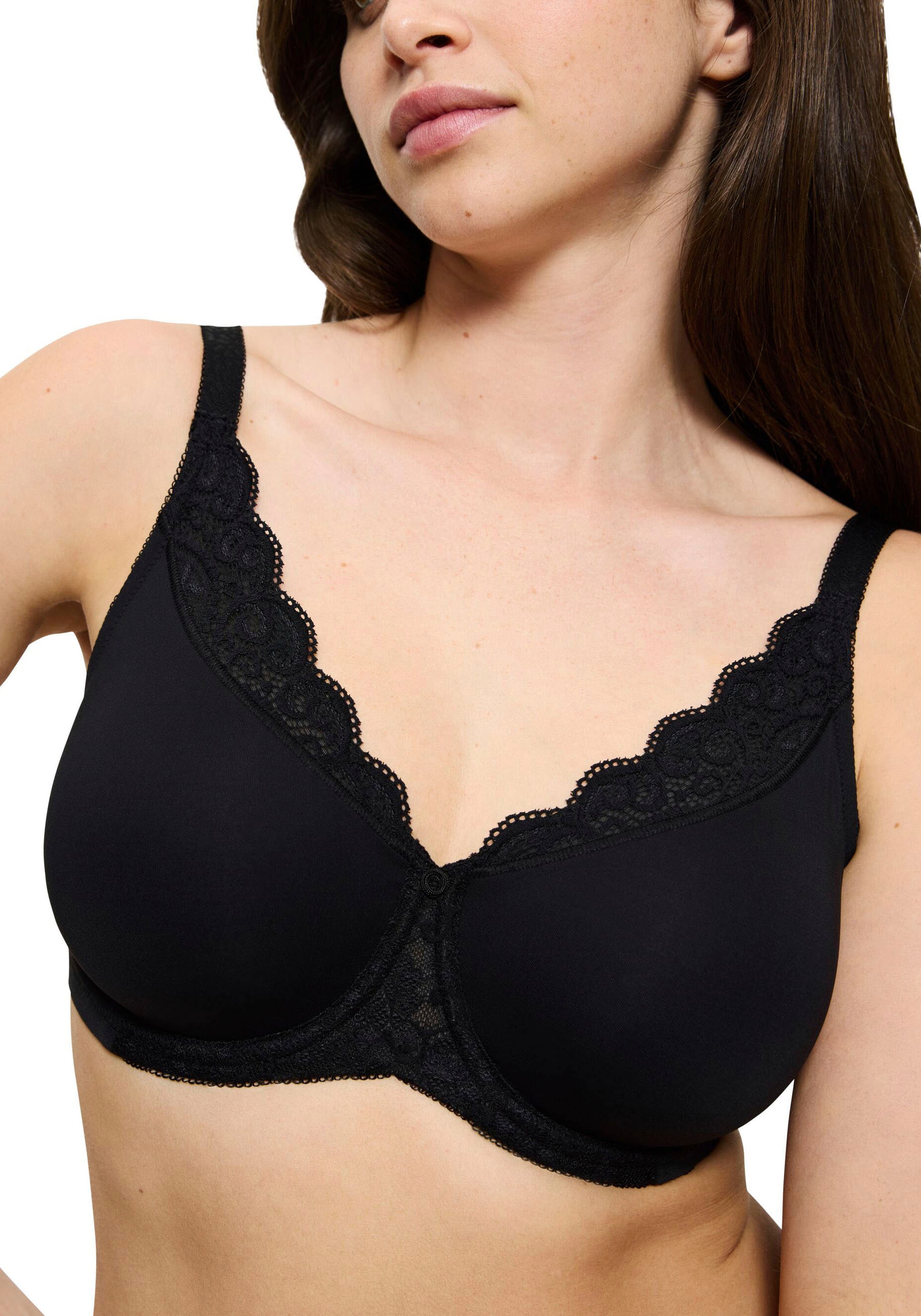 Triumph Minimizer-BH »Amourette W01«, verkleinert die Brust optisch, Spitzenakzente