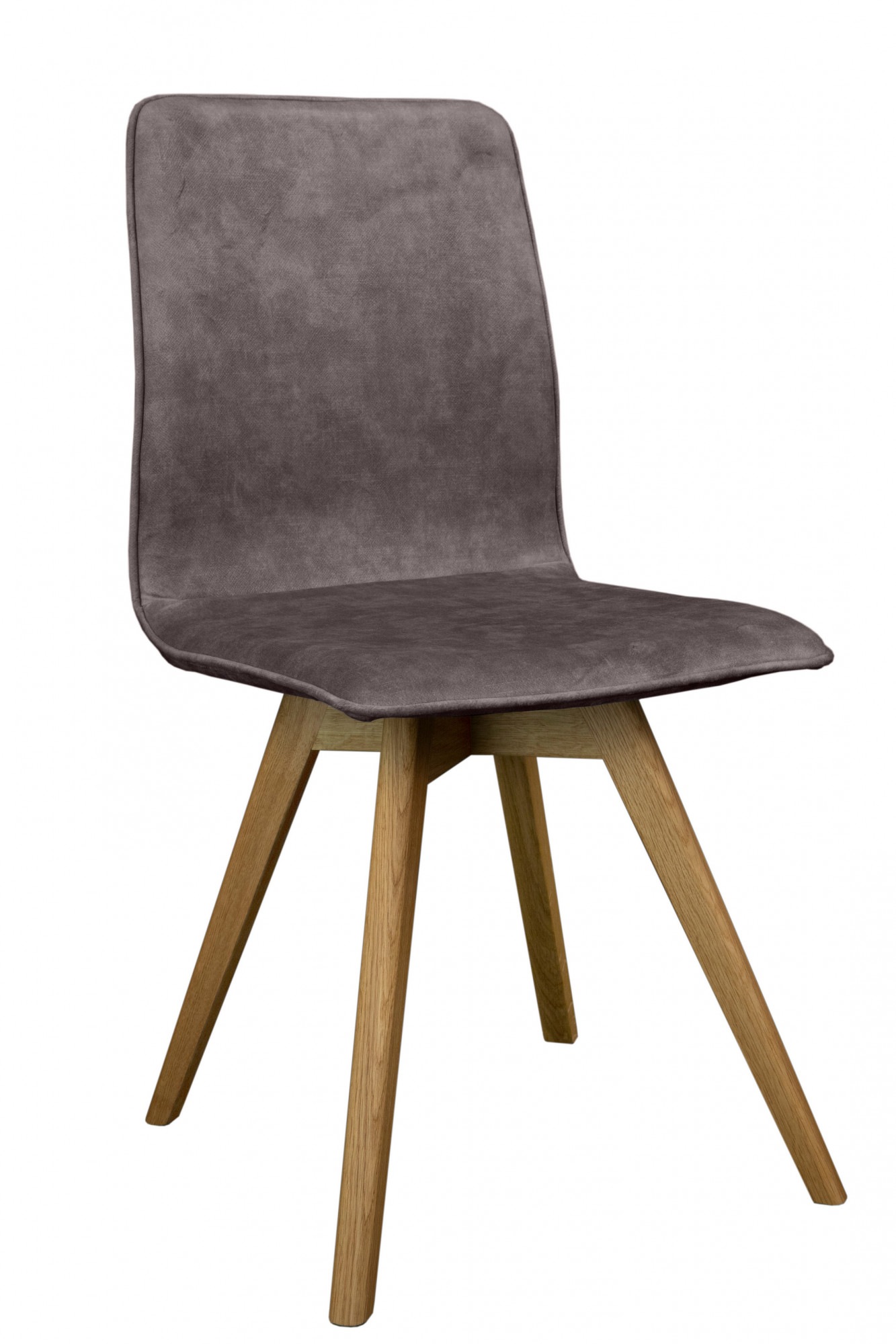 andas Esszimmerstuhl »Rania«, (Set), 2 St., Samtvelours, Massivholzgestell, mit Keder