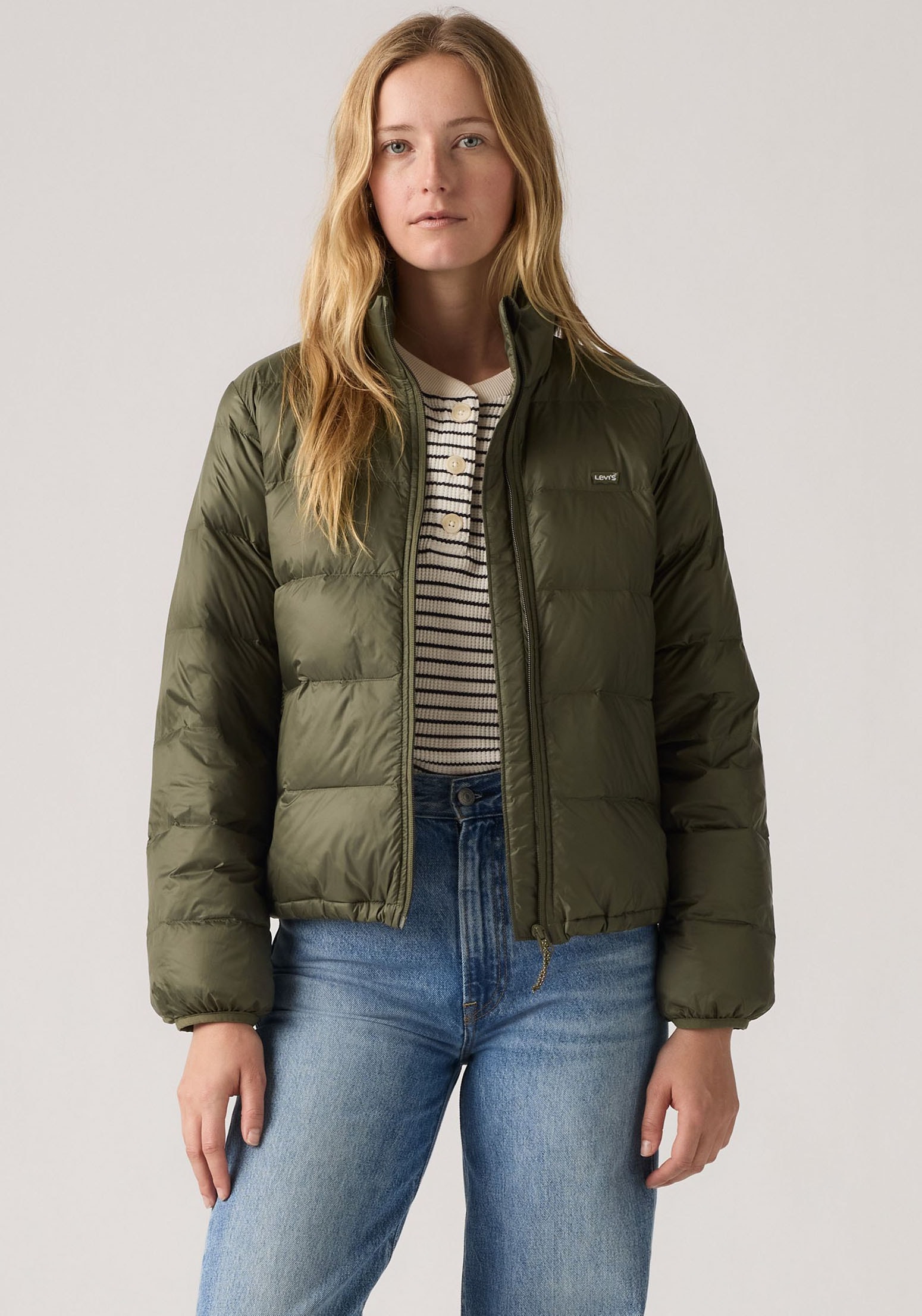 Levi's® Kurzjacke »WMS PACKABLE JACKE« ohne Kapuze mit Taschen