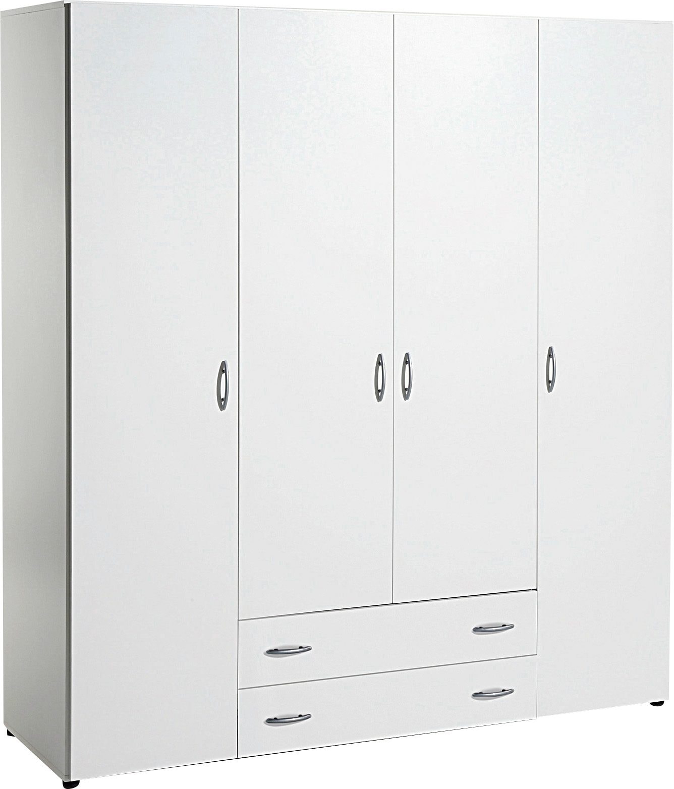 Schlafkontor Drehtürenschrank »Base Kleiderschrank Garderobe Hochschrank Wäscheschrank«, Bega Schrank Schlafzimmer Bestseller in 3 Breiten und 2 Farben