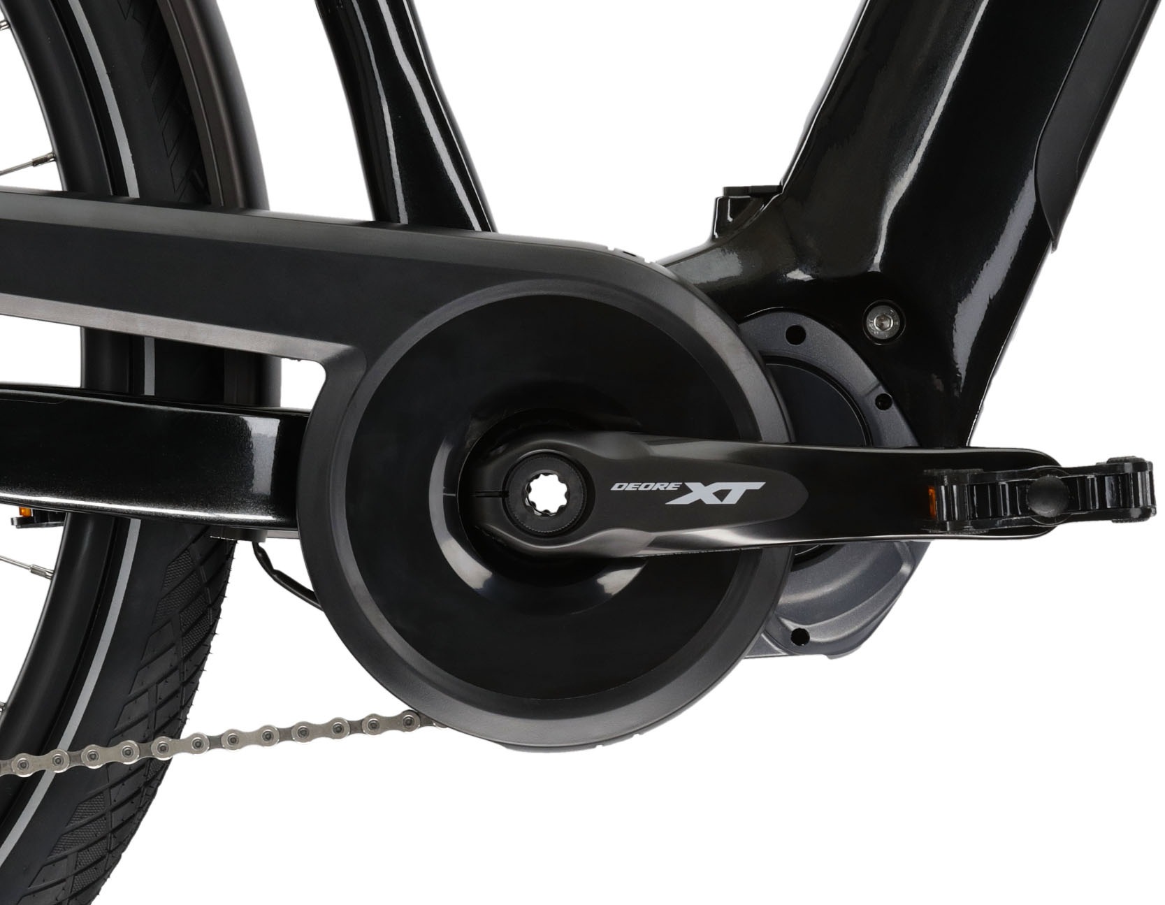 Kross E-Bike »E-Trekkingrad Trans Hybrid Prestige 630 28 Zoll schwarz«, 11 Gang, Shimano, DEORE XT DI2 M8050, Mittelmotor 250 W, Pedelec, Elektrofahrrad für Herren