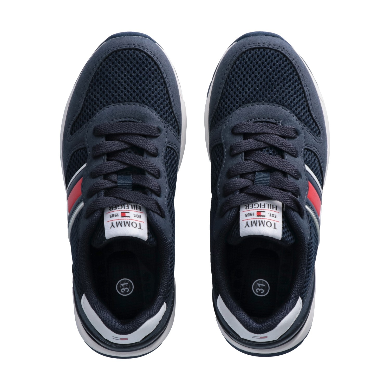 Tommy Hilfiger Sneaker  Running Sneaker, Schnürschuh im Materialmix