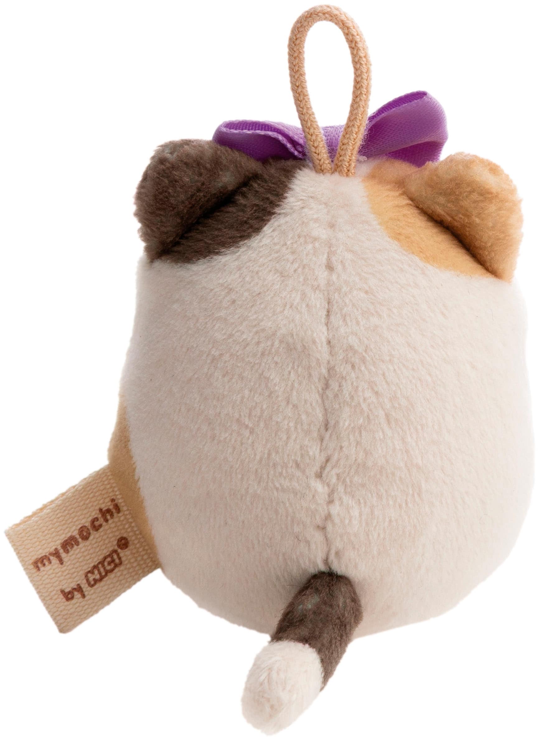Nici Kuscheltier »mymochi, Set Katze Angy 7cm mit Babyflasche & Bettchen mit Karabiner« in Geschenkbox