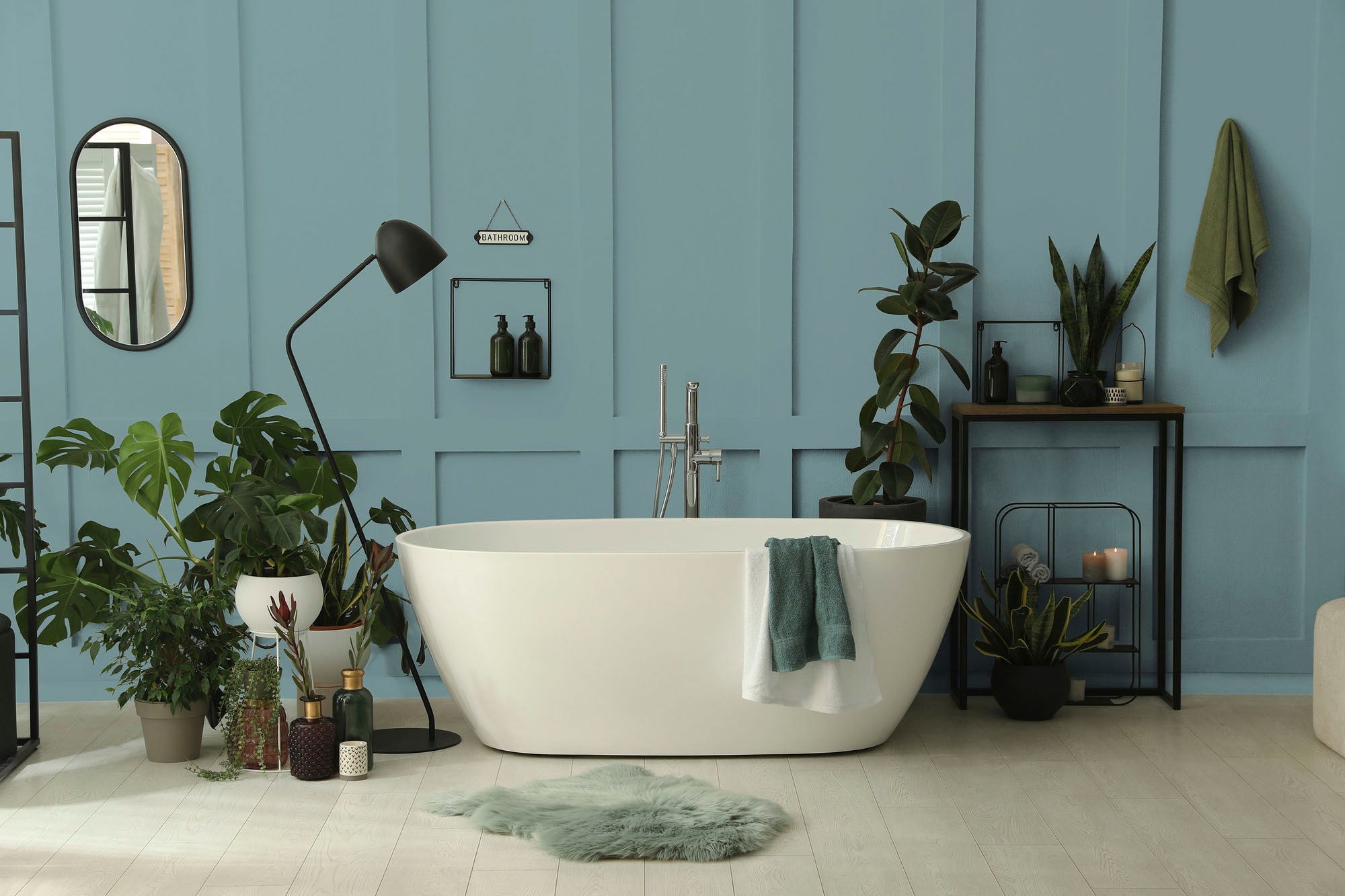 A.S. Création Wandfarbe »Premium Innenwandfarbe PURO Tuchmatt bluish petrol« ideal für Wohnzimmer, Schlafzimmer, Flur und Küche, Farbwelt Blau