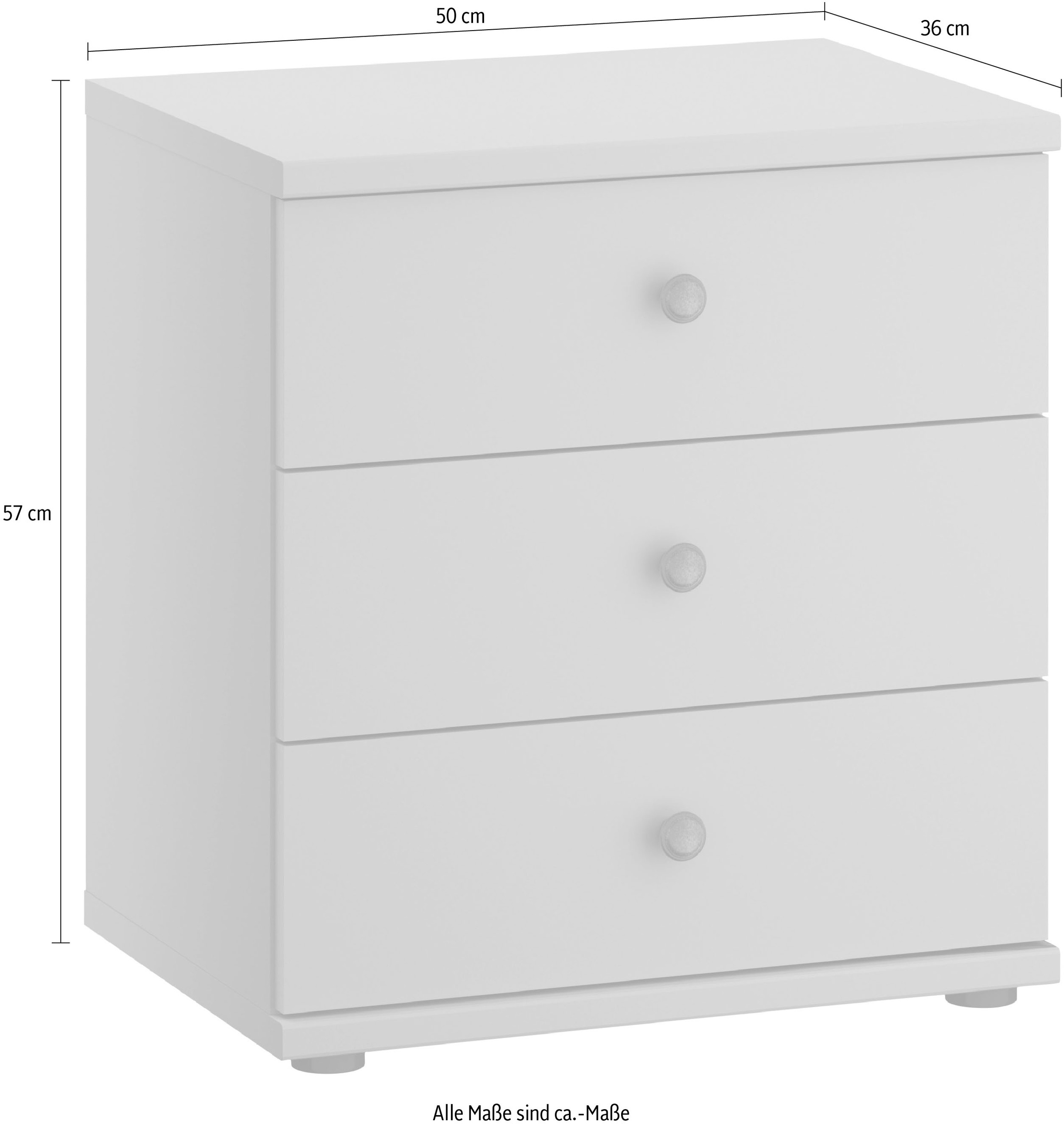 WIEMANN Nachtkonsole »Göteborg« vormontiert