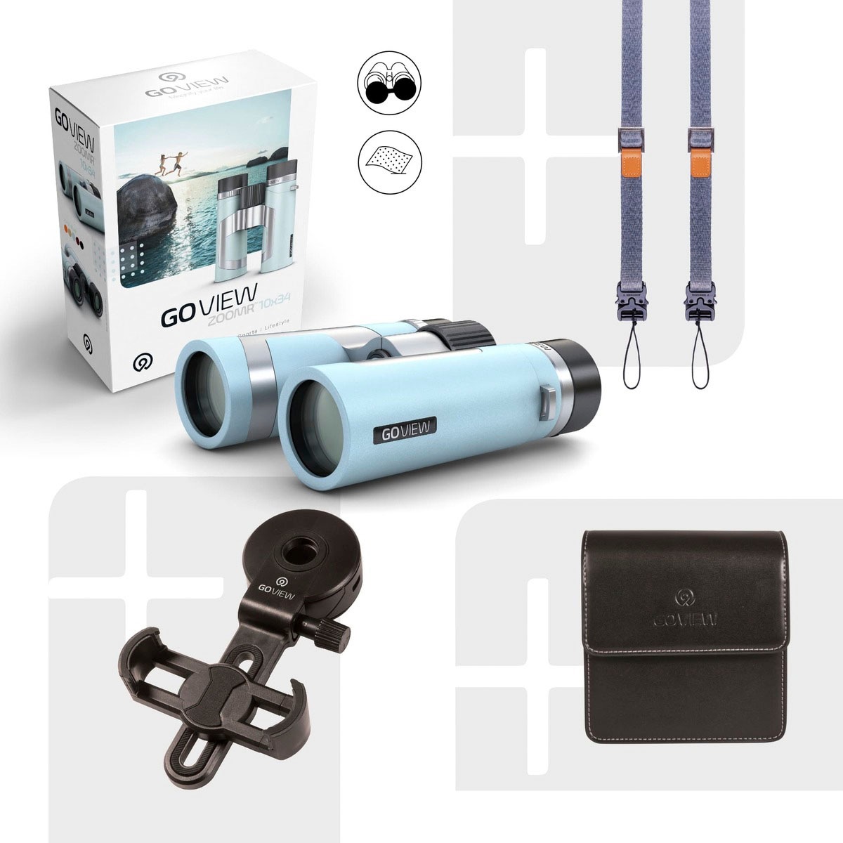 GoView Fernglas »ZOOMR 10x34«