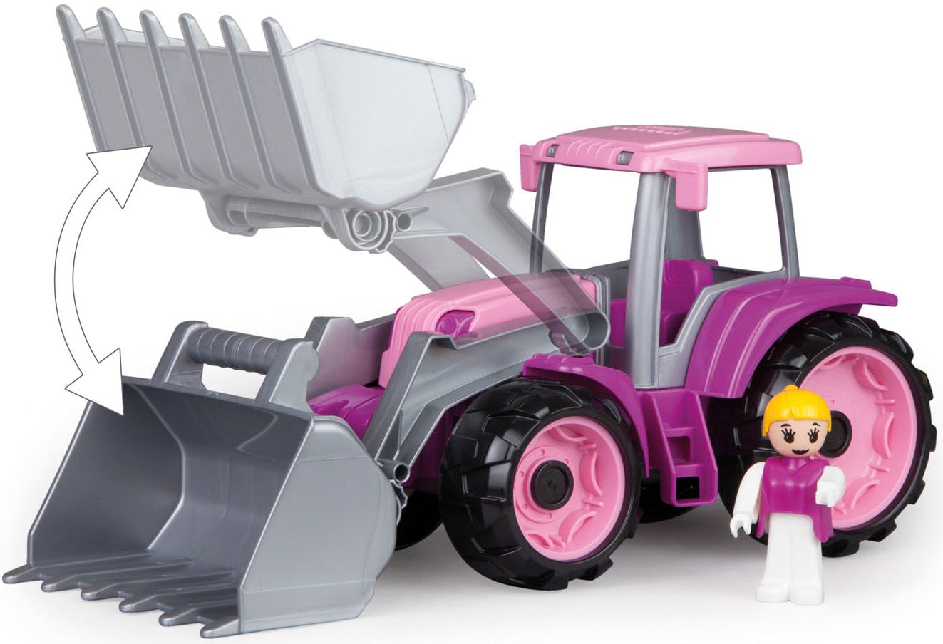 Lena® Spielzeug-Traktor »TRUXX, rosa« inklusive Spielfigur, Made in Europe