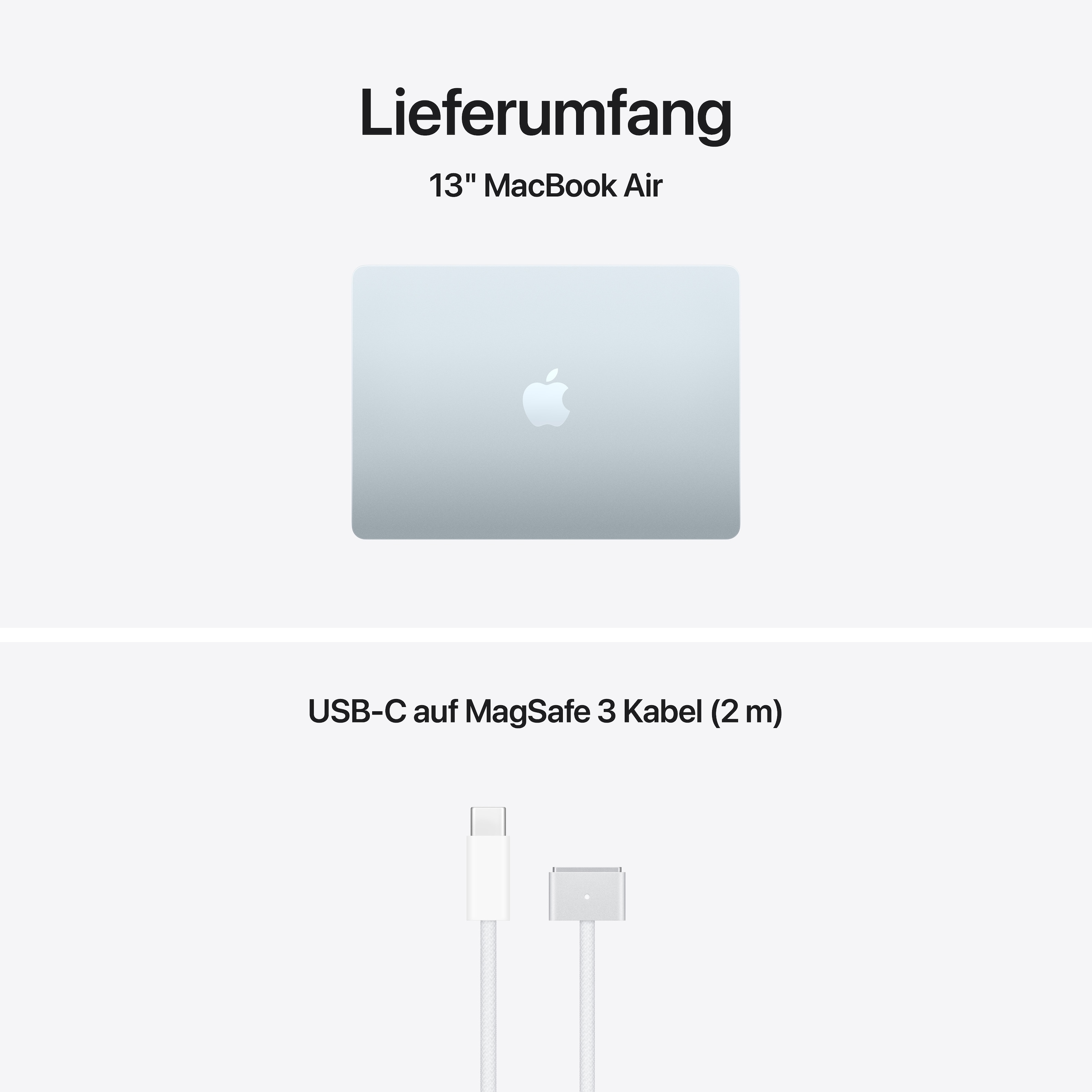 Apple Notebook »MacBook Air 13" CTO« 34,46 cm / 13,6 ″ Apple M5 10-Core GPU 1.000 GB SSD