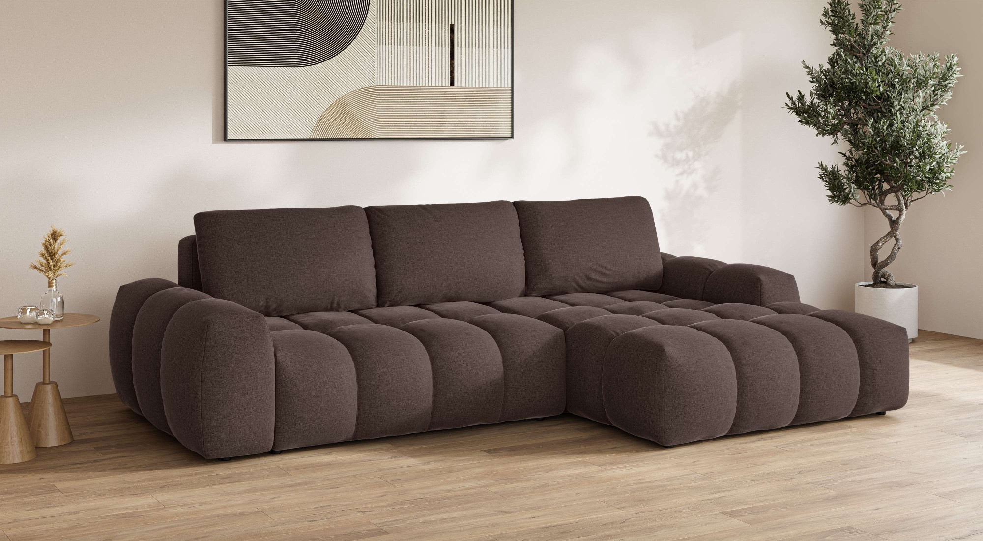 INOSIGN Ecksofa »AZITA klein optionale Schlafsofa mit Bettkasten, B/T/H: 27 günstig online kaufen
