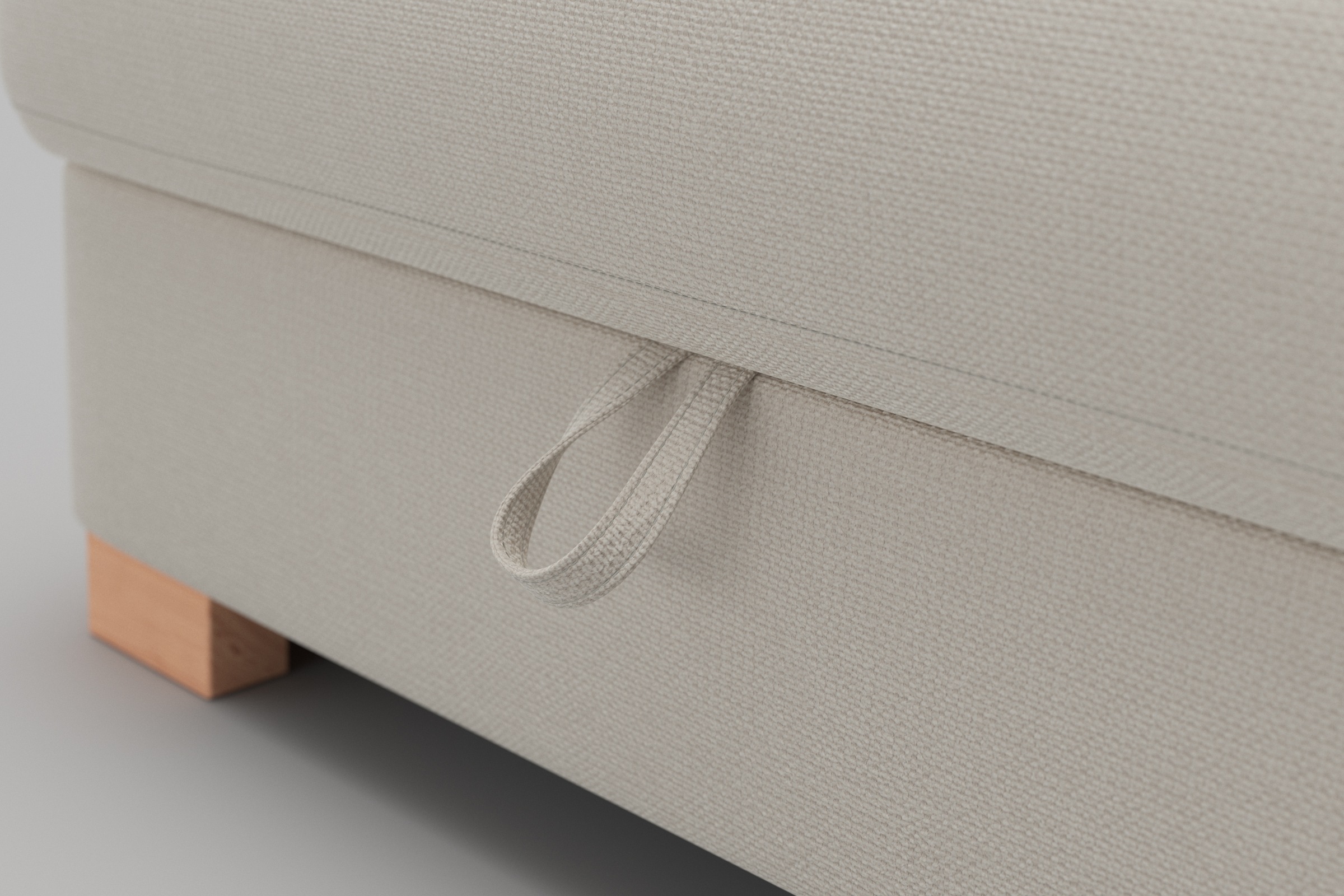 sit&more Ecksofa »Quincy L-Form«, wahlweise mit Bettfunktion und Bettkasten