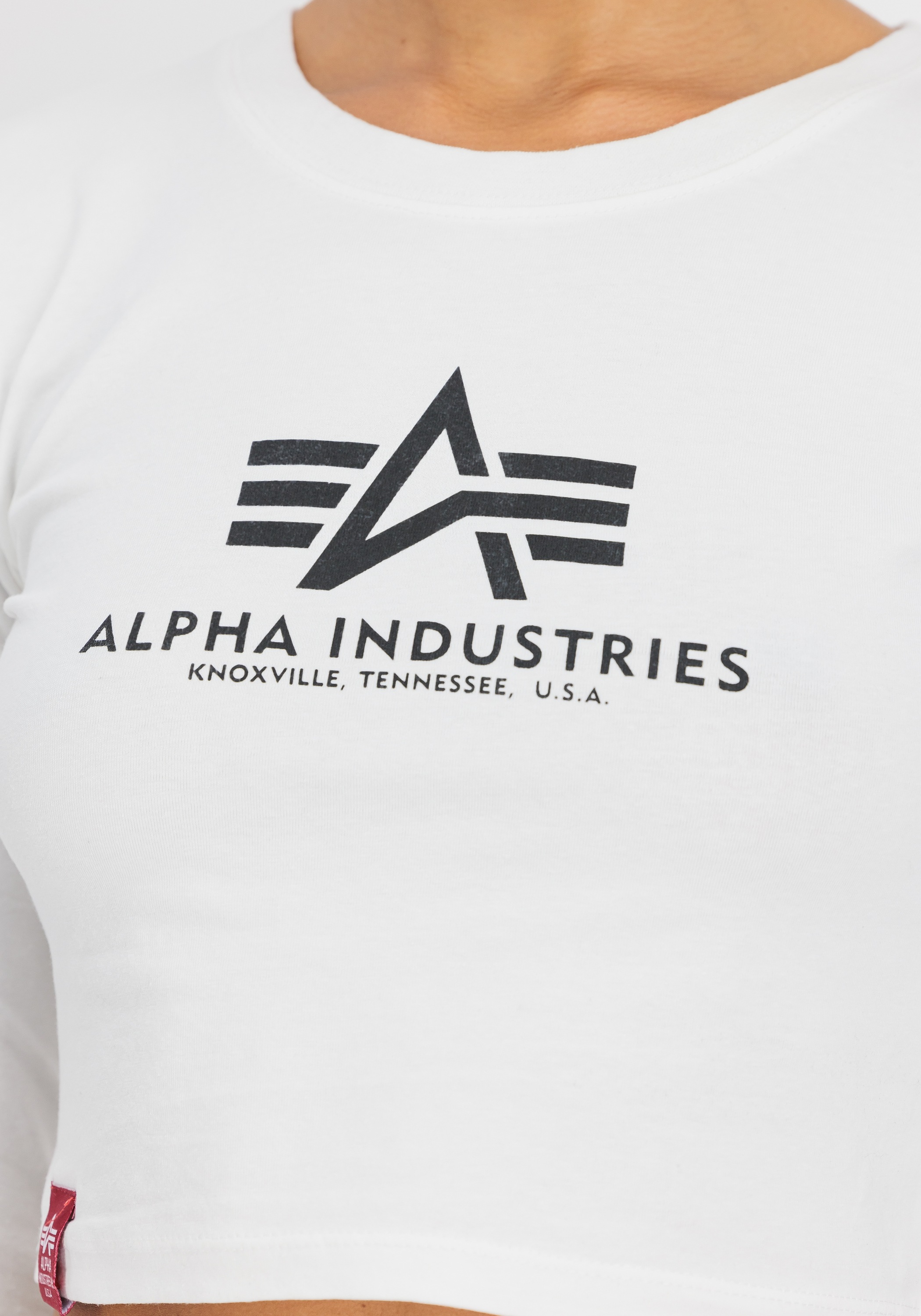 Alpha Industries Sweater »Alpha Industries Women - Longsleeves Basic Cropped Longsleeve W«