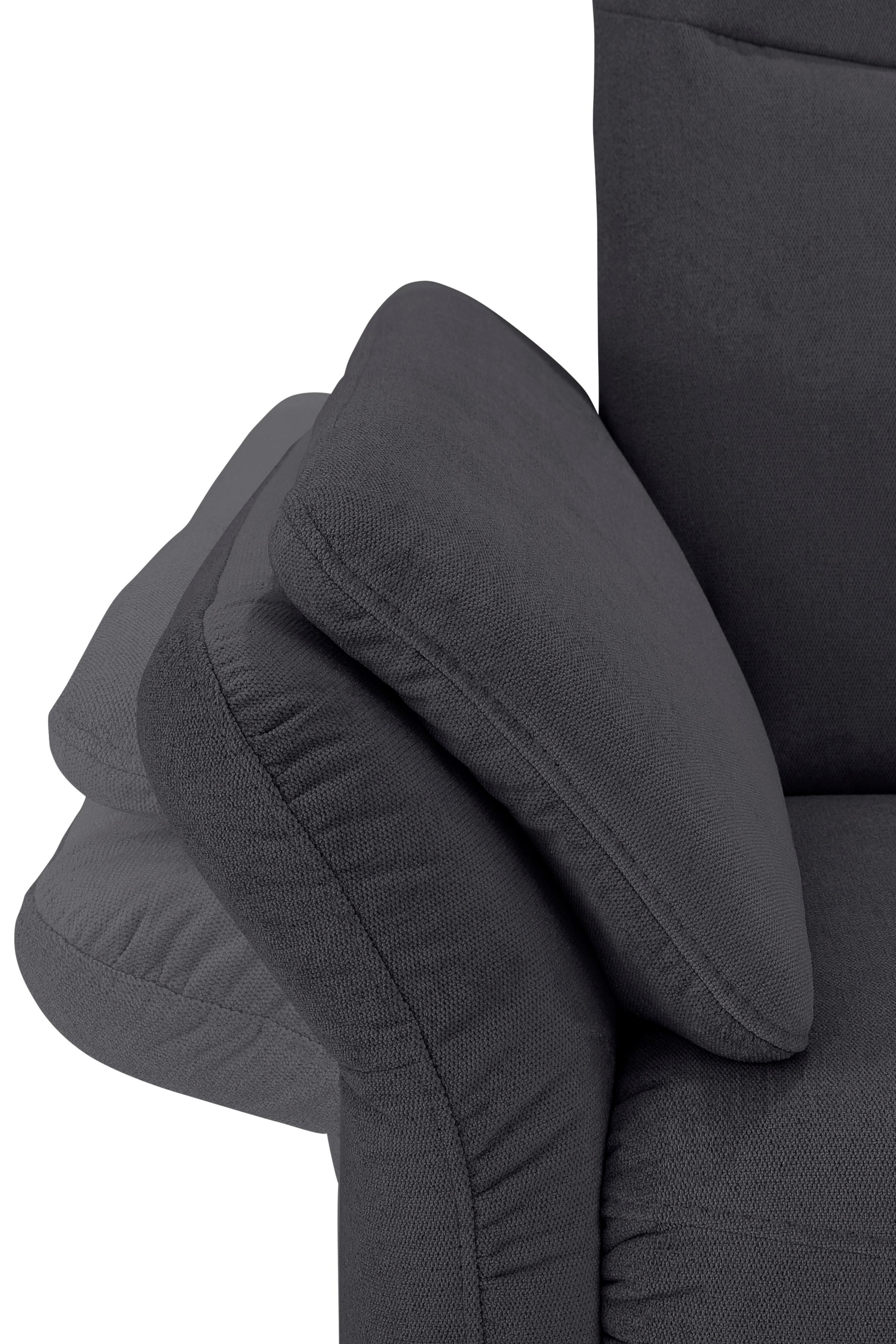 Home affaire Ecksofa »Tahoma L-Form«, mit Armlehnfunktion, wahlweise Bettfunktion, Schublade, Relaxfunktion