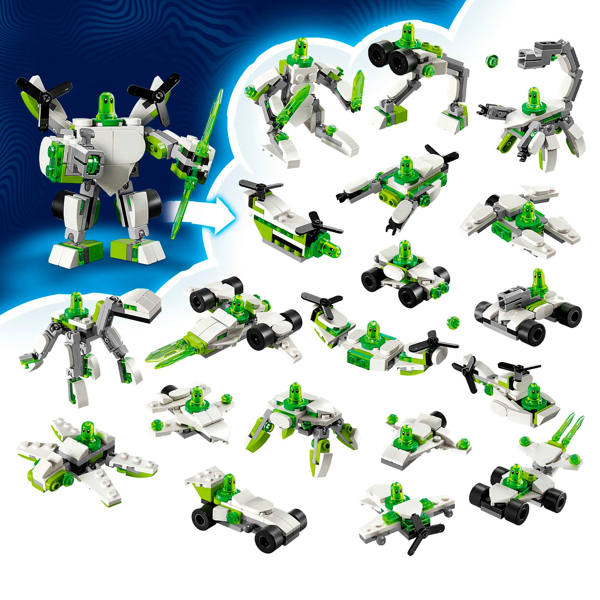 LEGO® Konstruktionsspielsteine »Z-Blob's Roboter- und Fahrzeugabenteuer (71487), LEGO DREAMZzz«, (121 St.), Made in Europe