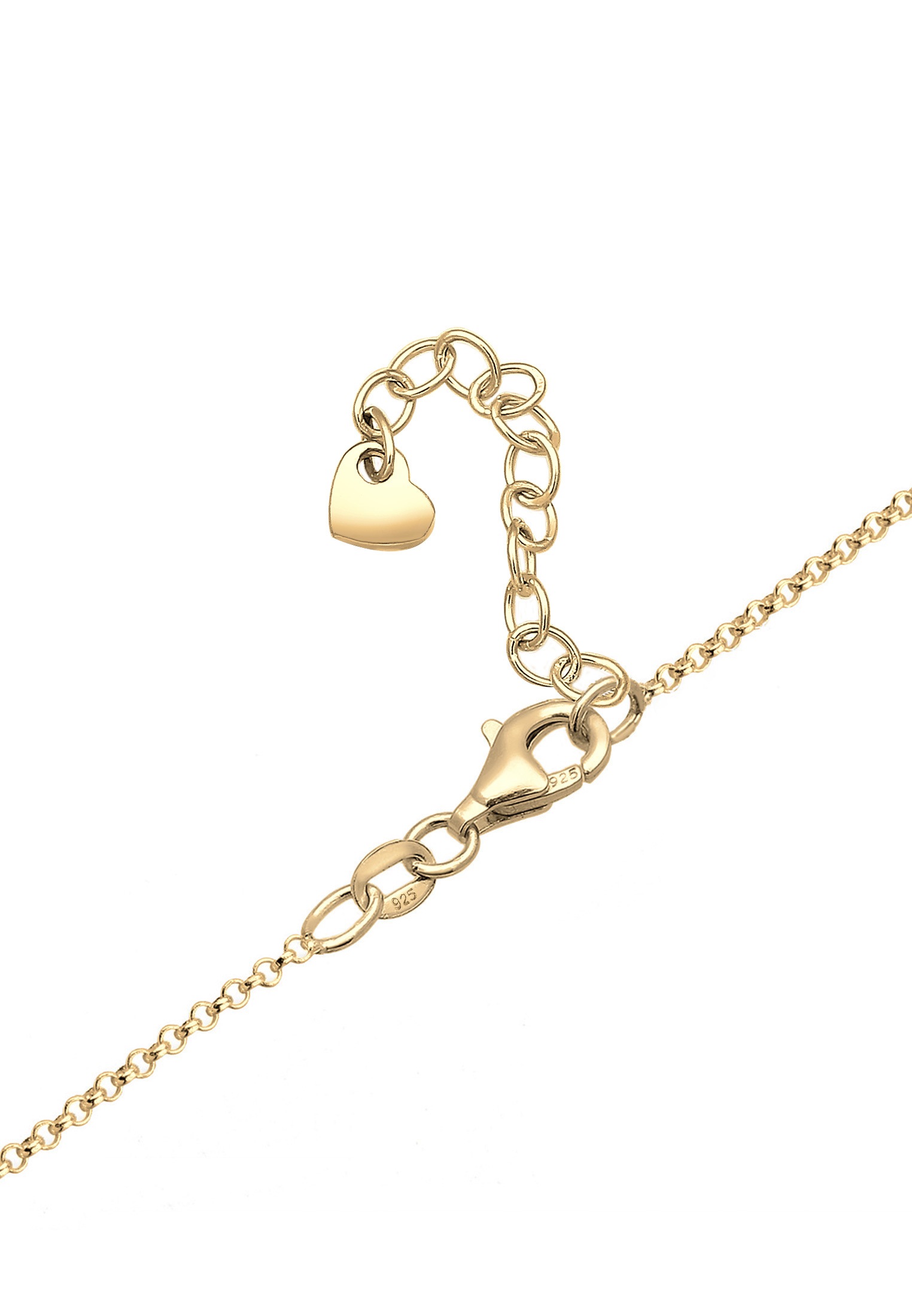 Elli Kette mit Anhänger »Erbskette Love Wording 925er Silber«