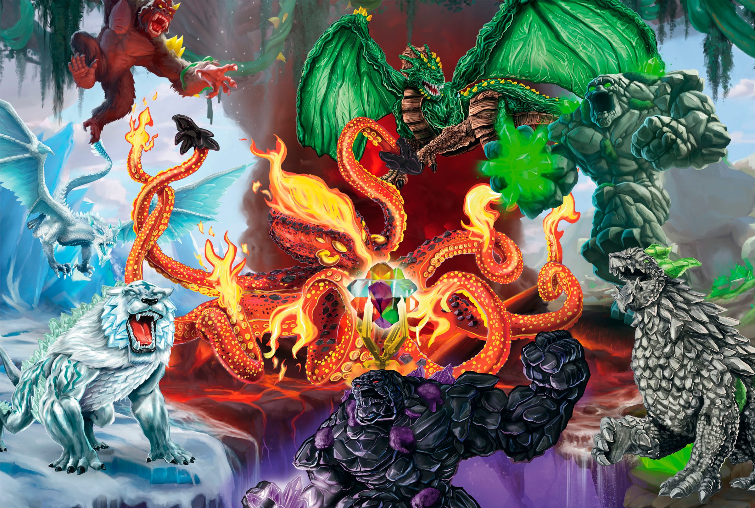 Schmidt Spiele Puzzle »Eldrador, Fiese Kreaturen«, inkl. Schleich-Figur; Made in Europe