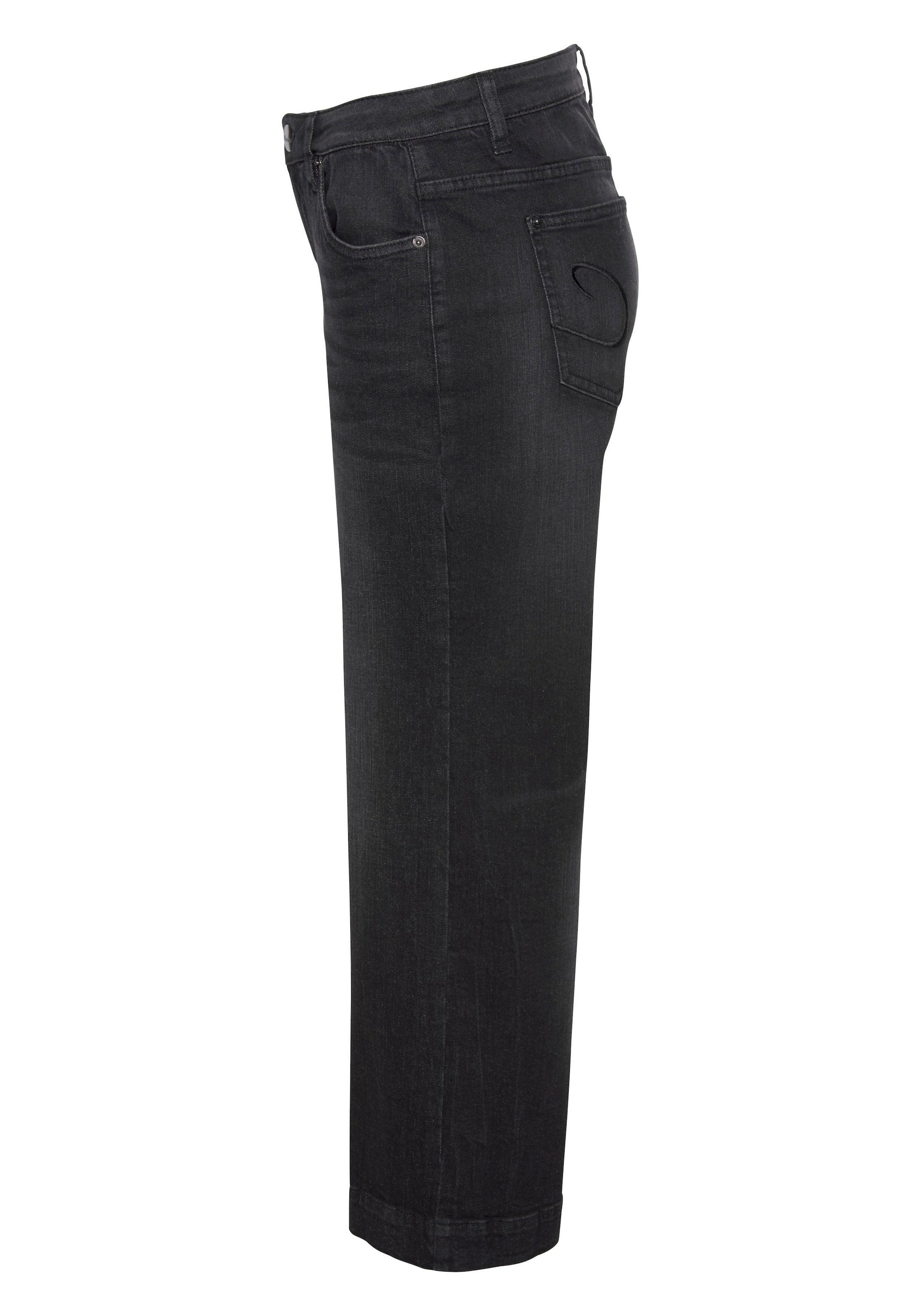 7/8-Jeans, im Aniston bestellen Online-Shop CASUAL Used-Waschung in