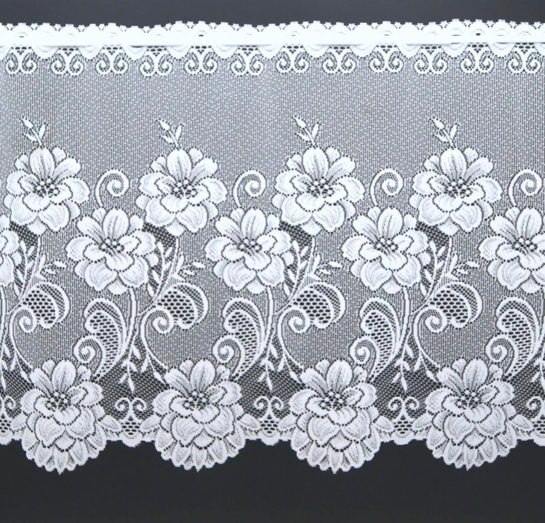 Weckbrodt Scheibengardine »Montello«, (1 St.), Bistro, Jacquard, strukturiert, floral, geblümt, Gardine, Store