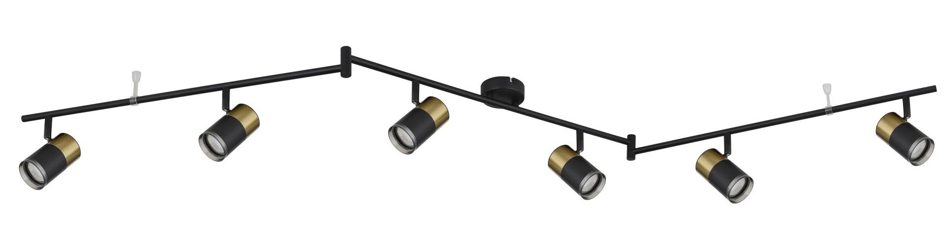 GLOBO LIGHTING Deckenspot »BRISBON«, Leuchtmittel GU10   ohne Leuchtmittel, günstig online kaufen