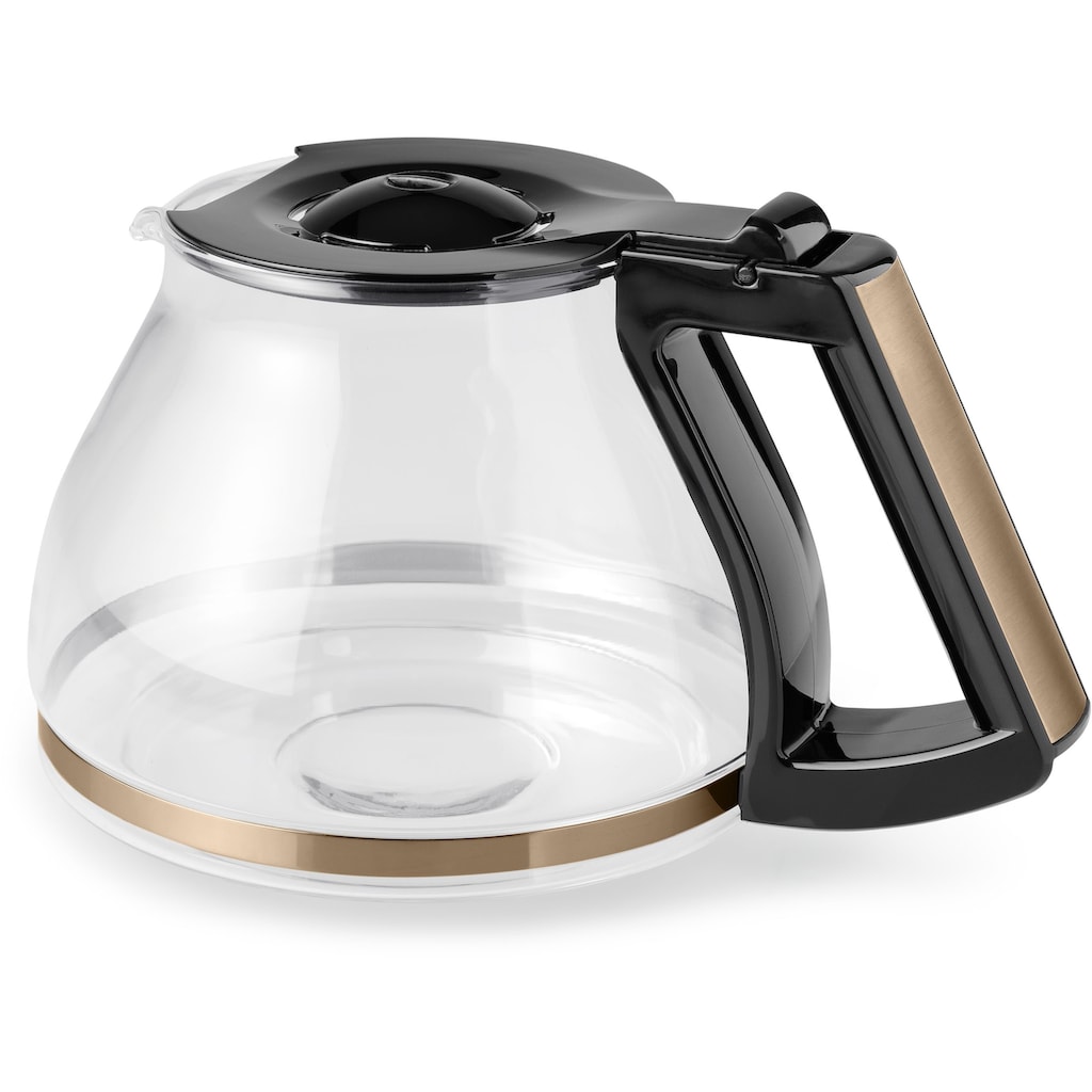 Melitta Kaffeemaschine mit Mahlwerk »AromaFresh Glas 1021-04«, 1,25 l Kaffeekanne, Papierfilter, 1x4