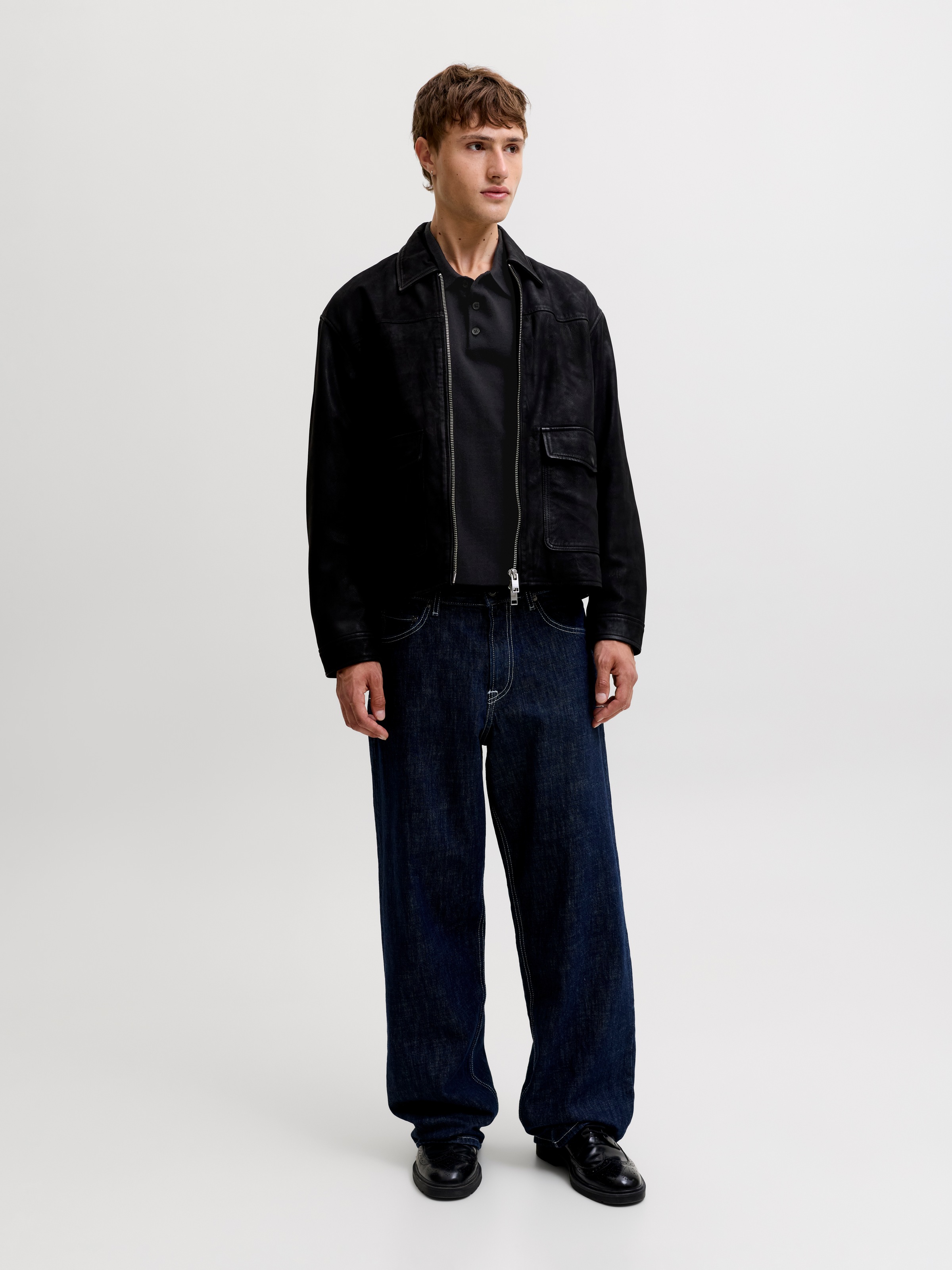 Jack & Jones Polokragenpullover »JJEBASIC KNIT LS POLO SN« Baumwolle, normal geschnitten