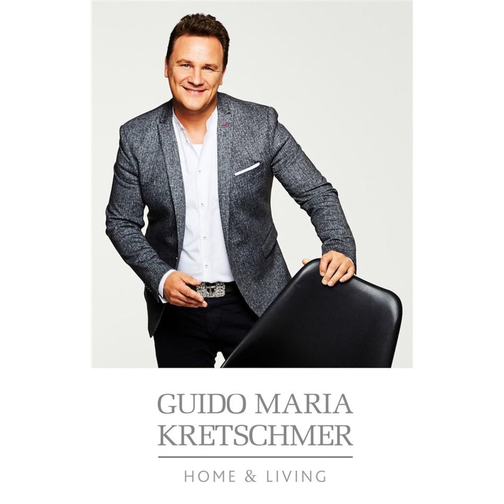 Guido Maria Kretschmer Home&Living Pendelleuchte »Kunstleder«, 1 flammig-flammig, Hängelampe Ø 50 cm