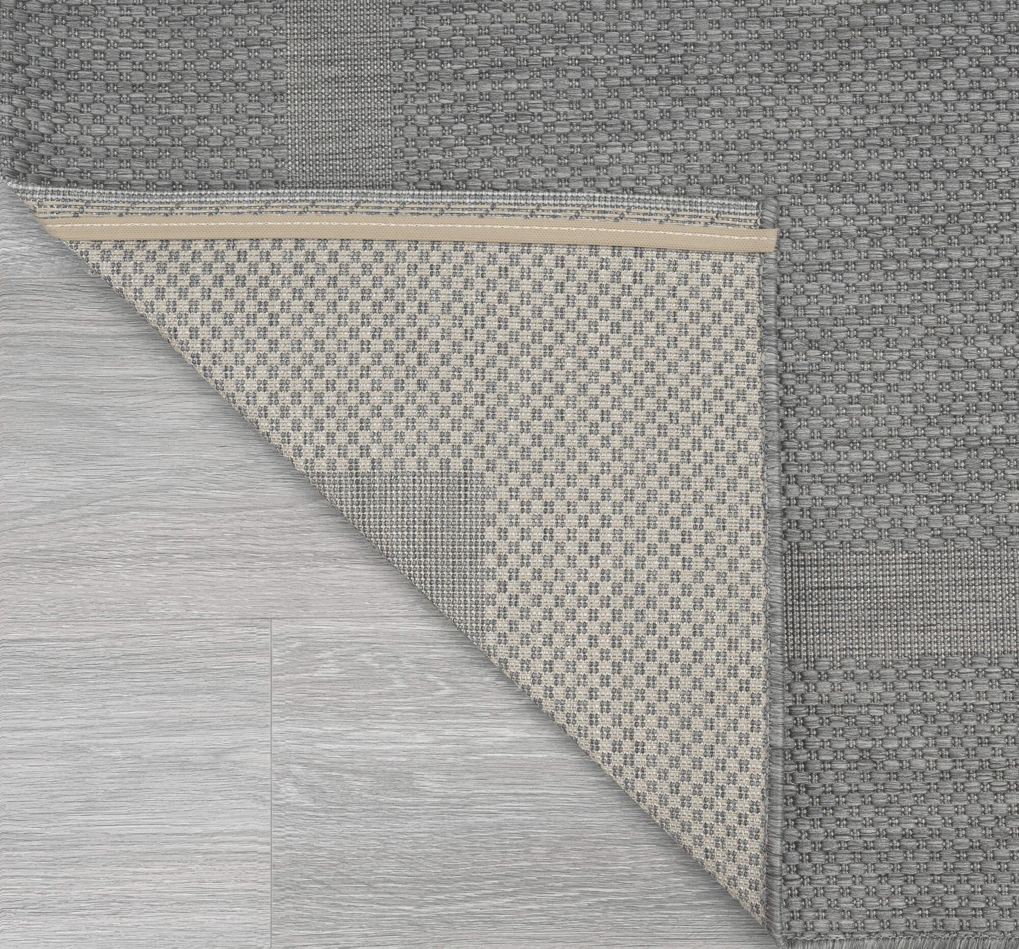 the carpet Teppich »Mistra round«, rund, 1 mm Höhe, moderner robuster In und Outdoor Teppich
