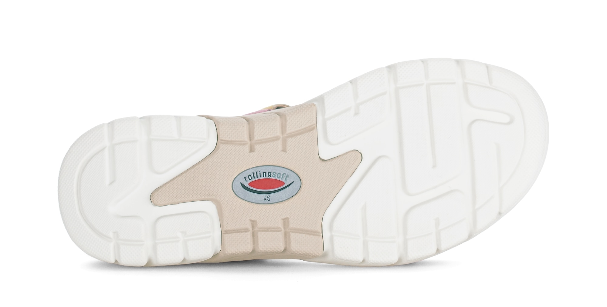 rollingsoft Sandalette  Keilabsatz, Riemchensandale im Trekking-Look, G-Weite (=weit)