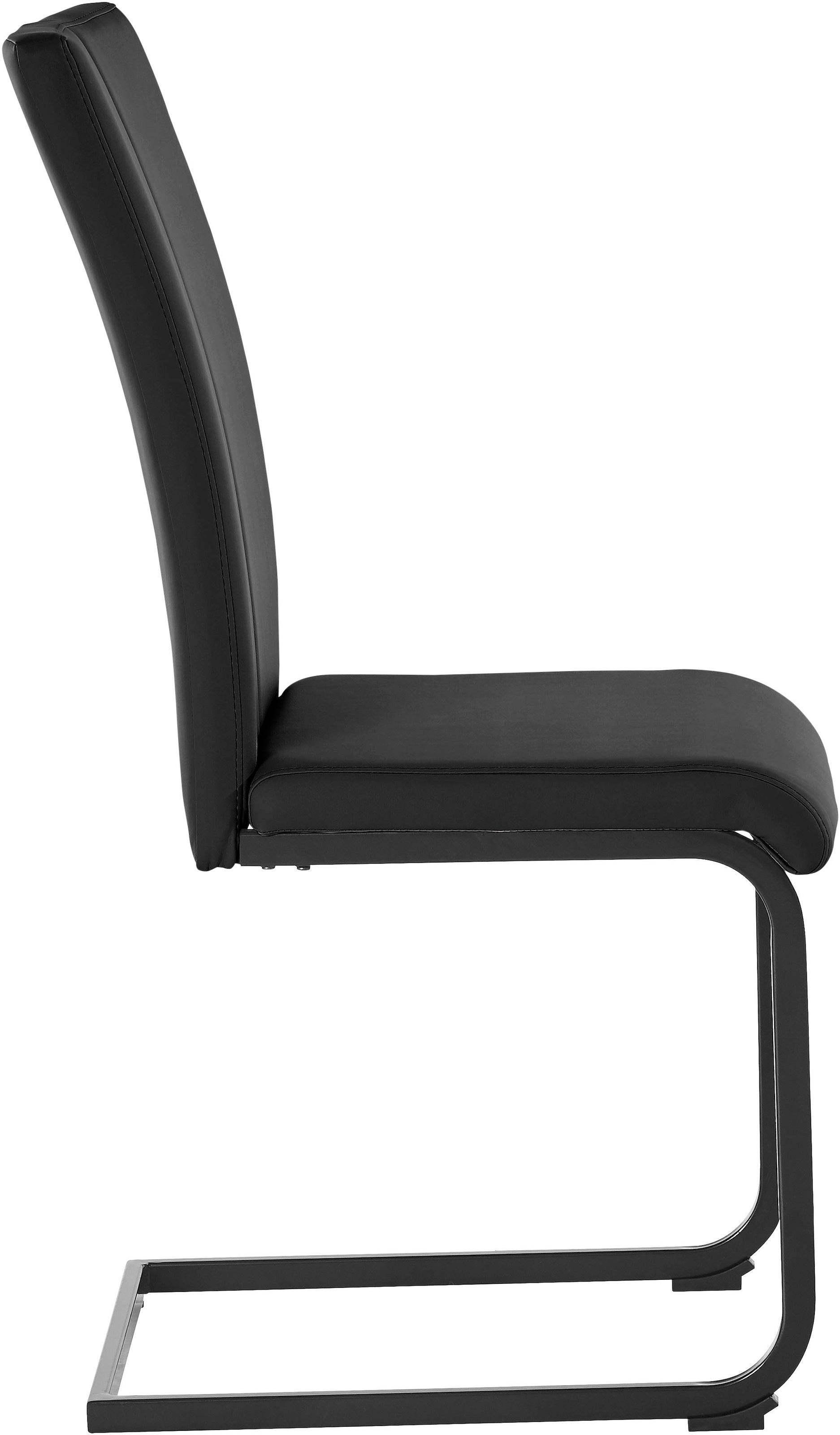 Home affaire Freischwinger »Oliver«, (Set), 2 St., Kunstleder, Stuhl belastbar bis 120 Kg