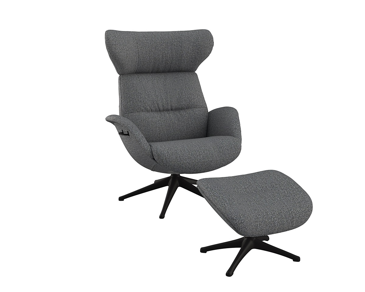 FLEXLUX Relaxsessel »Fernsehsessel More, ergonomisch, drehbar, robuster Fuß günstig online kaufen
