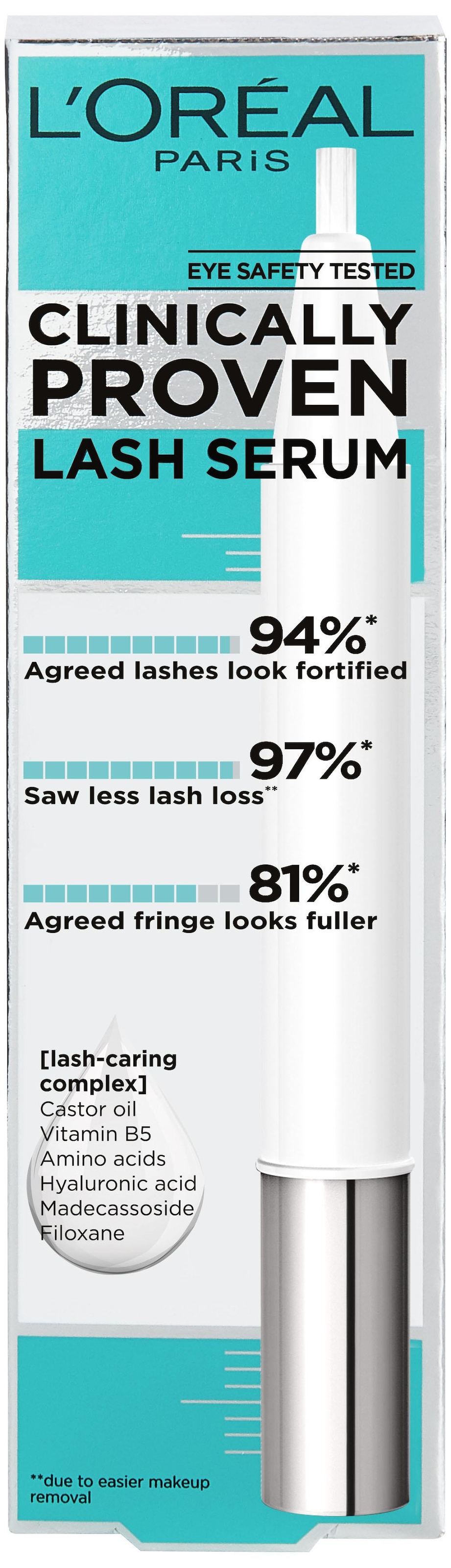 L'ORÉAL PARIS Wimpernserum »PARADISE CLINICALLY PROVEN LASH SERUM« mit Hyaloronsäure
