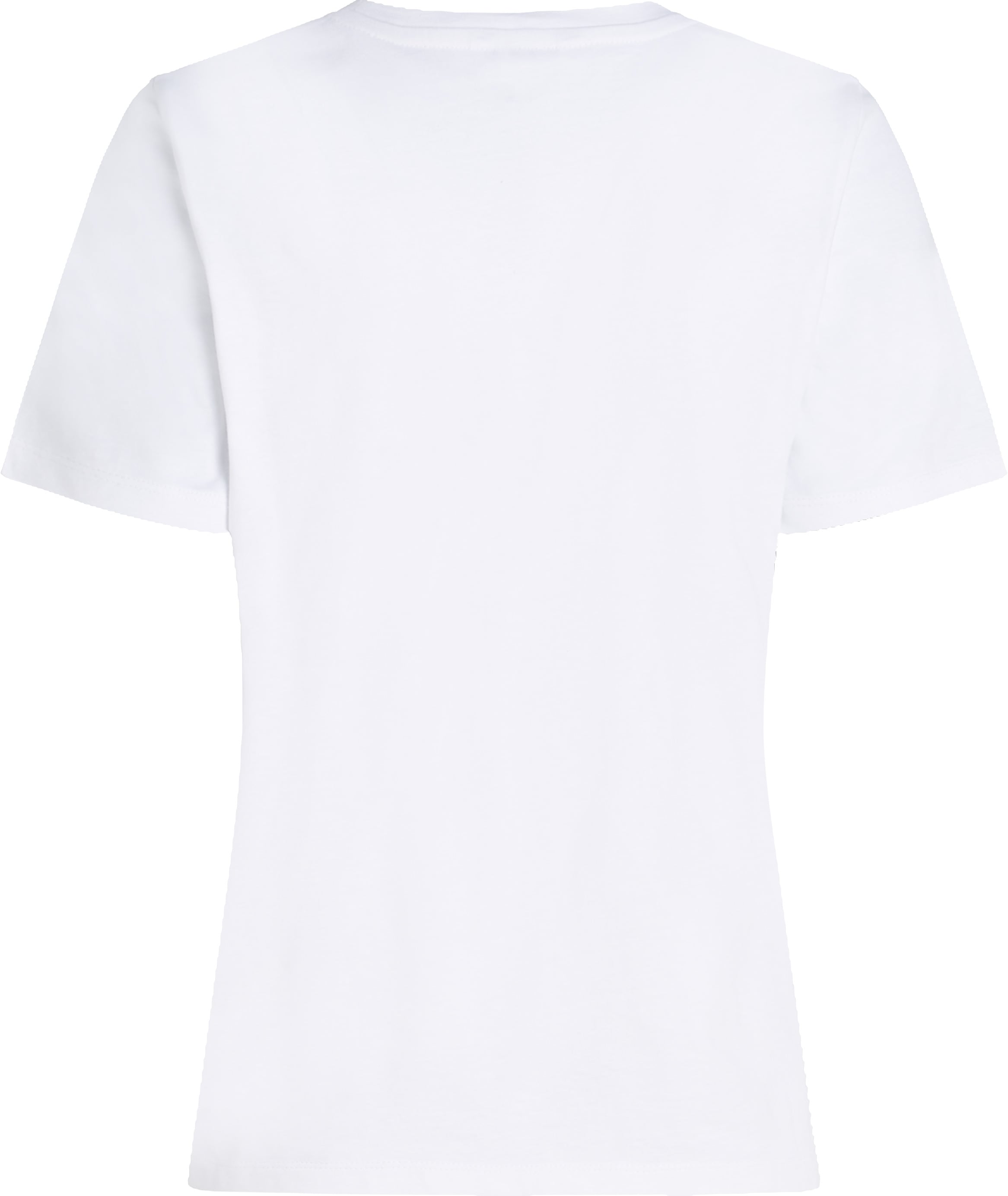 Tommy Hilfiger T-Shirt »REG CONTRAST FLAG SS TEE«, mit Logostickerei