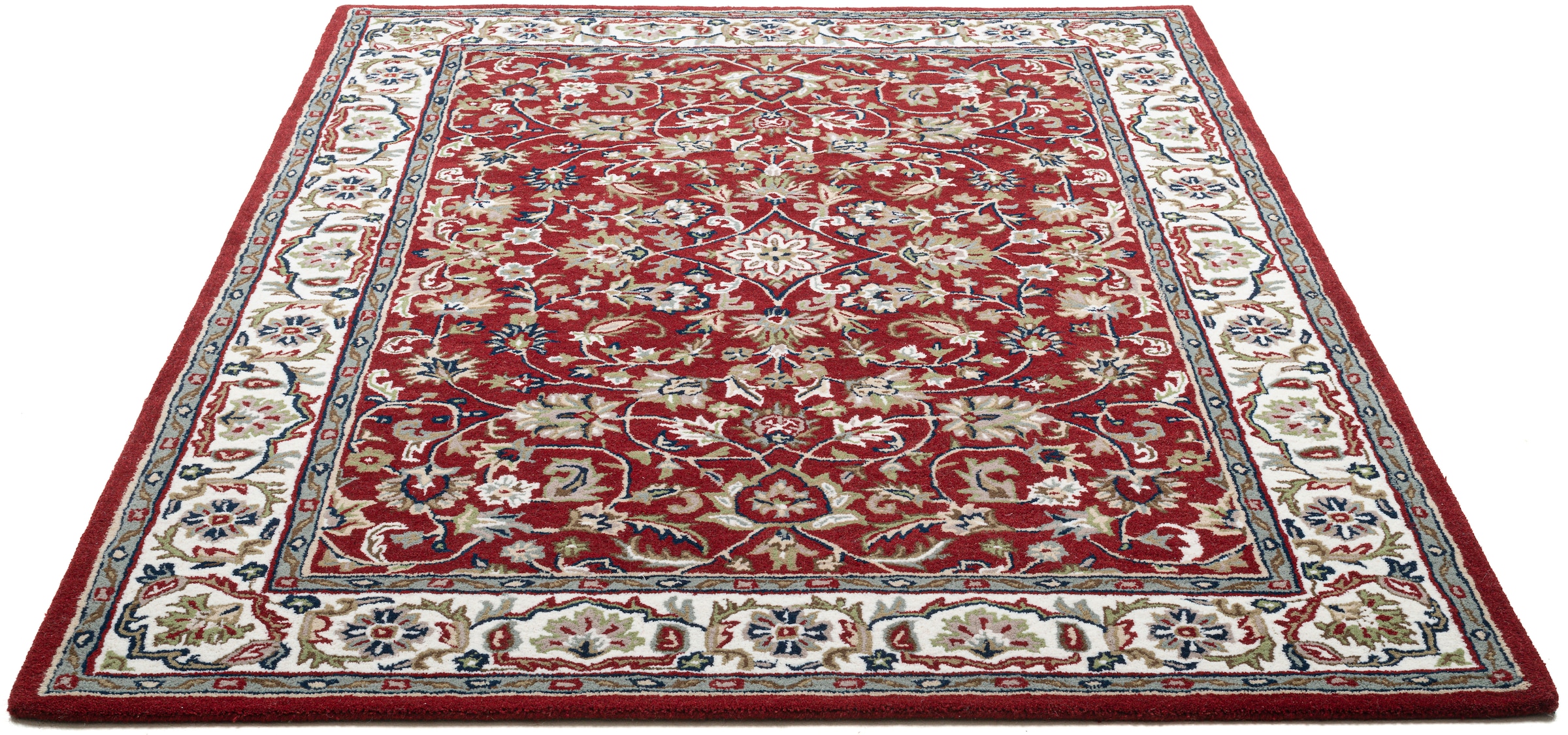 THEKO Wollteppich »Royal Orient Isfahan«, rechteckig, 14 mm Höhe, handgetuf günstig online kaufen