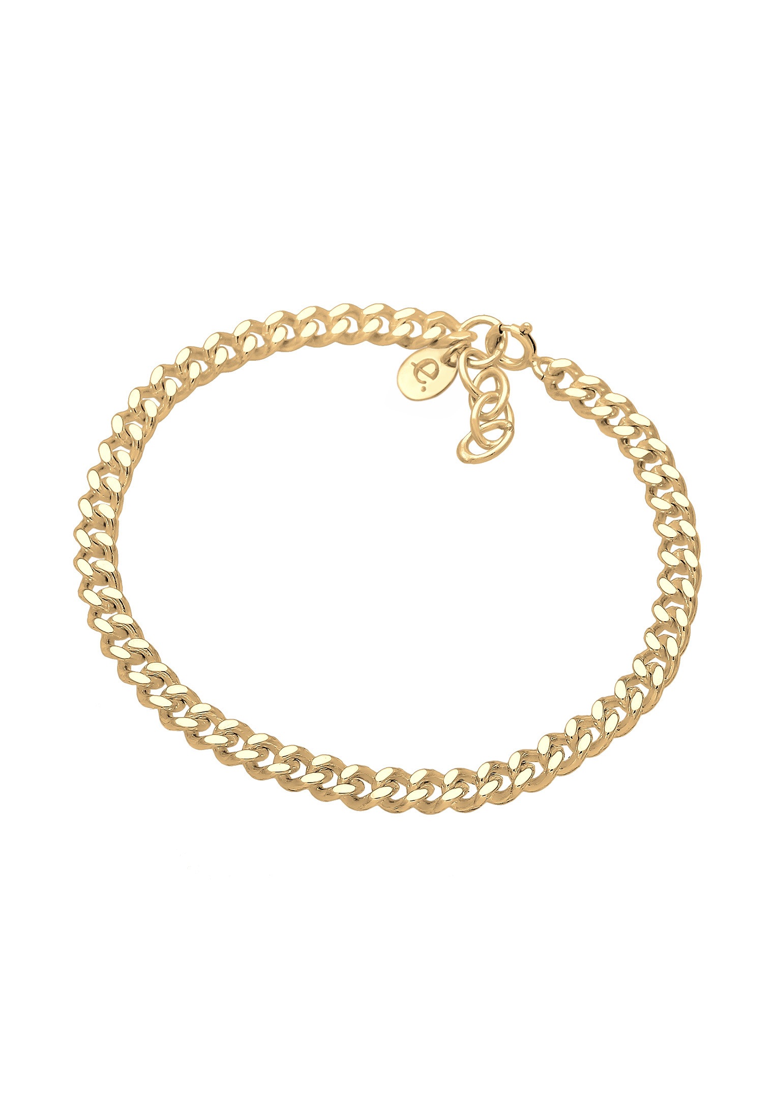 Elli Premium Armband »Panzerkette Massiv Basic Blogger Trend 925 Silber«