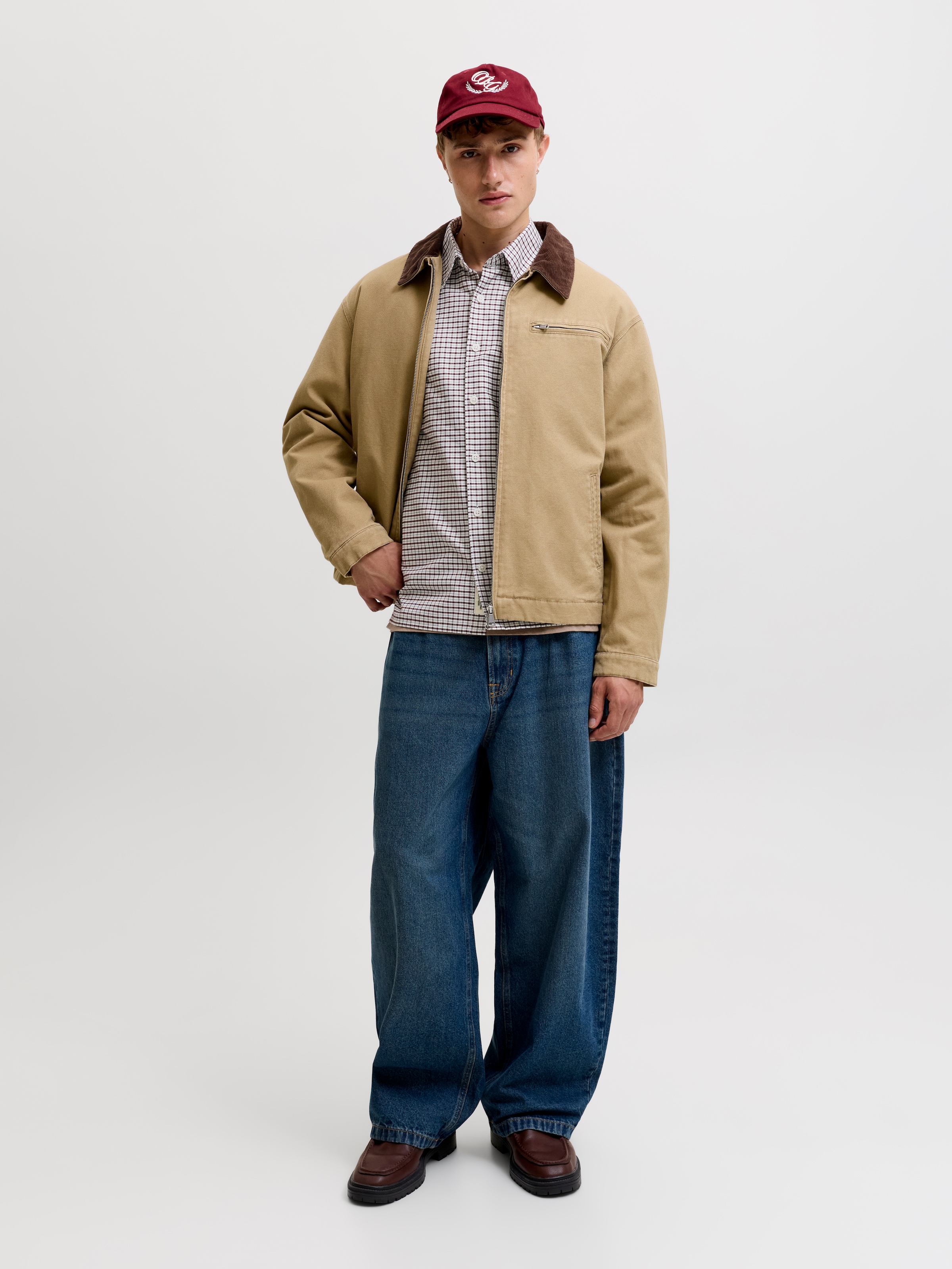 Jack & Jones Langarmhemd »JORFREDERIKSBERG OXFORD SHIRT LS SN« Baumwolle, locker geschnitten