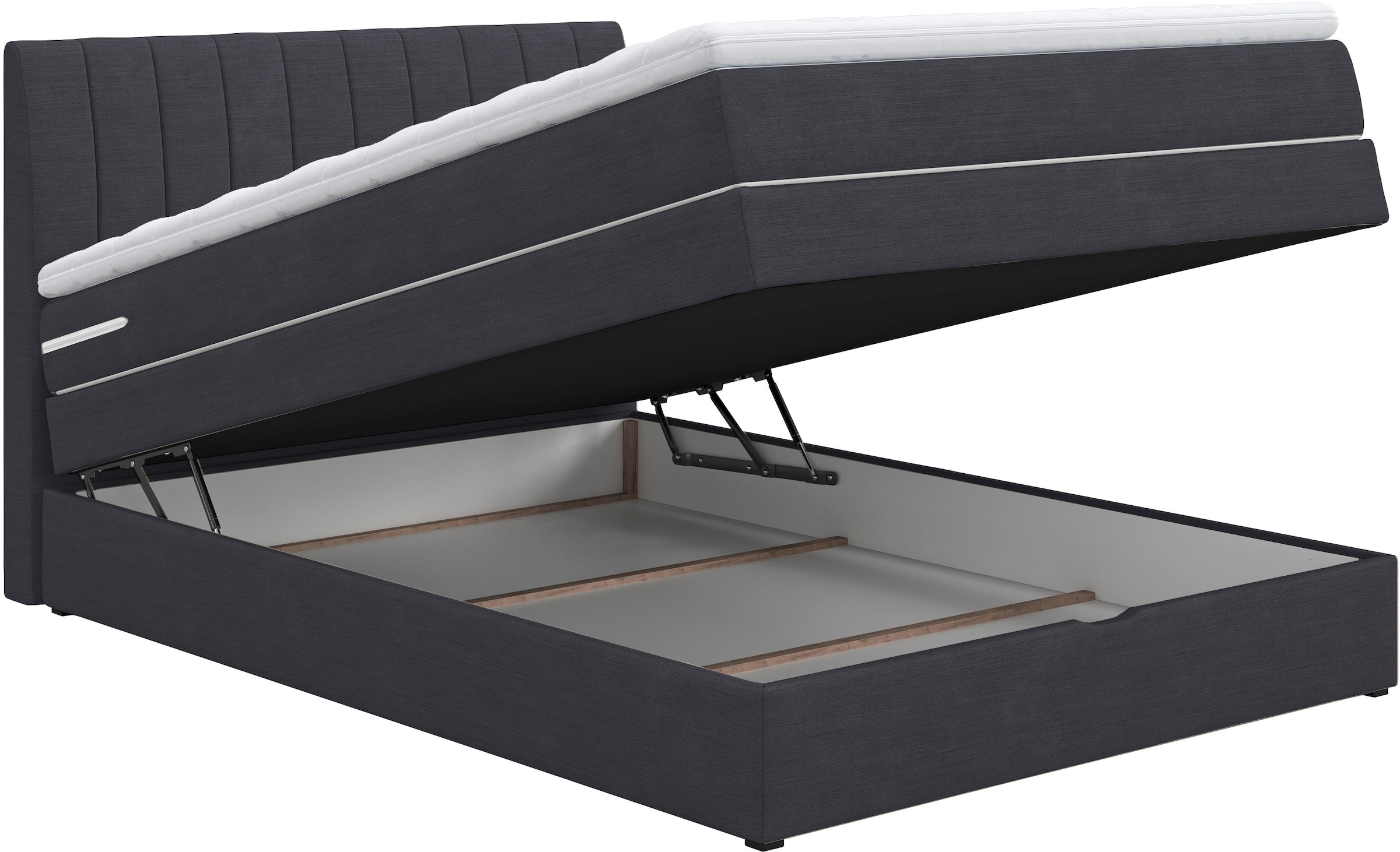COTTA Boxspringbett »Shark inkl. Bettkasten und Topper«, erhältlich in den Breiten 140x200cm, 160x200cm und 180x200cm