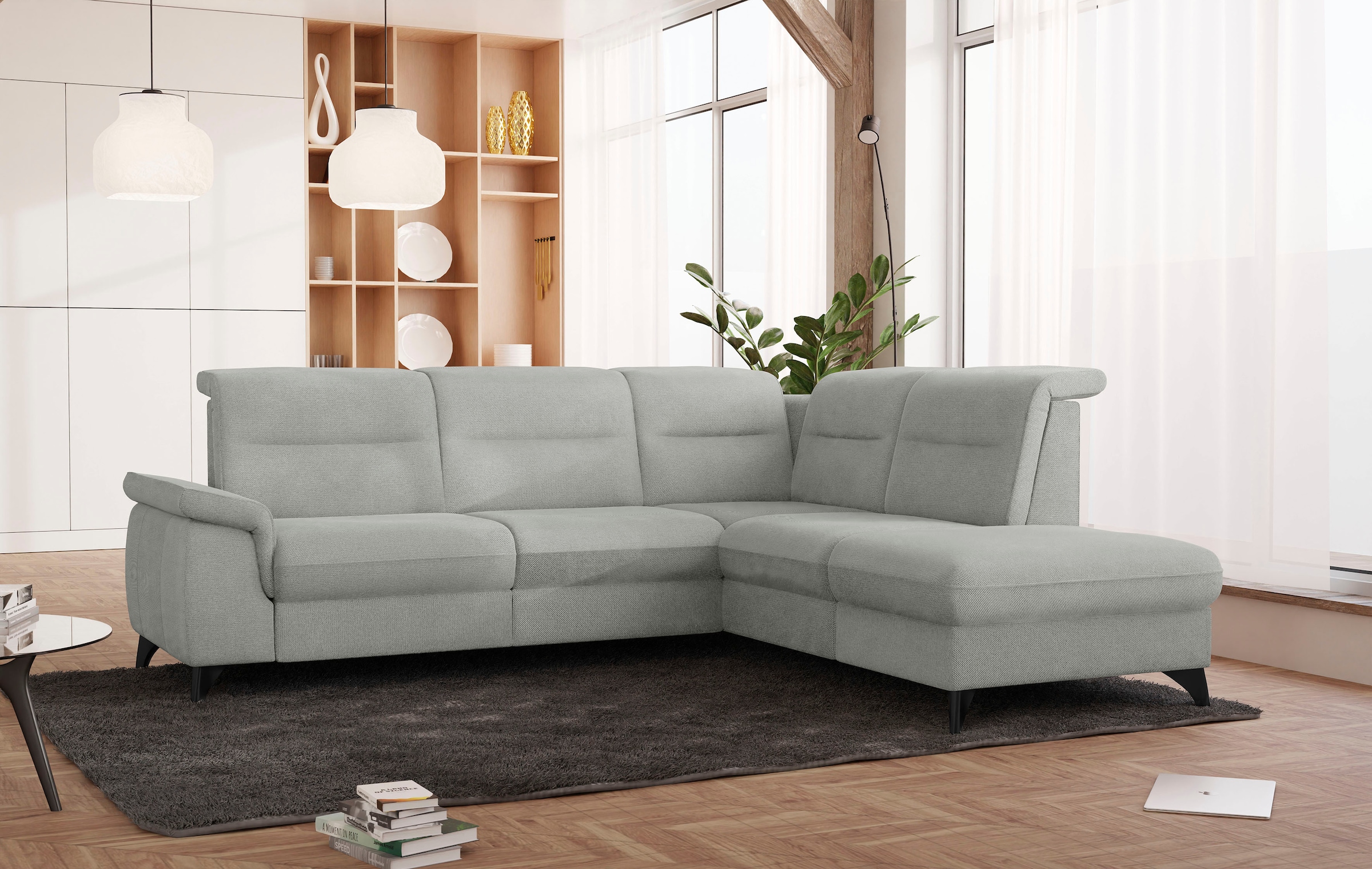 sit&more Ecksofa »Astoria L-Form«, wahlweise mit motorischer Relaxfunktion günstig online kaufen