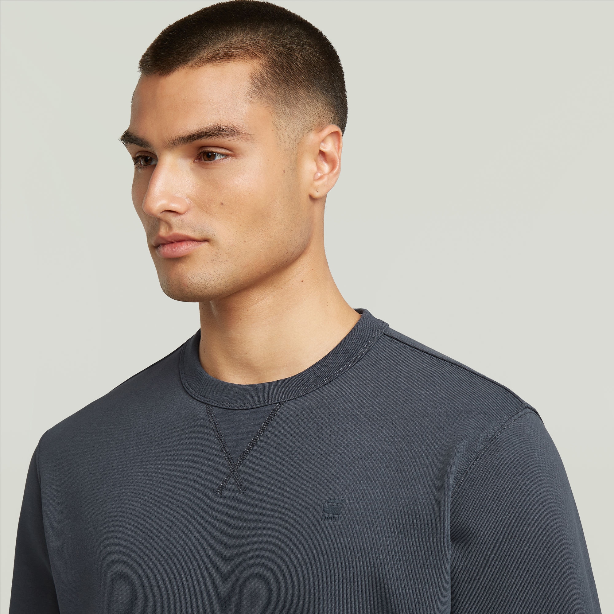 G-STAR Sweatshirt »Nifous«, mit halben Ärmelbündchen
