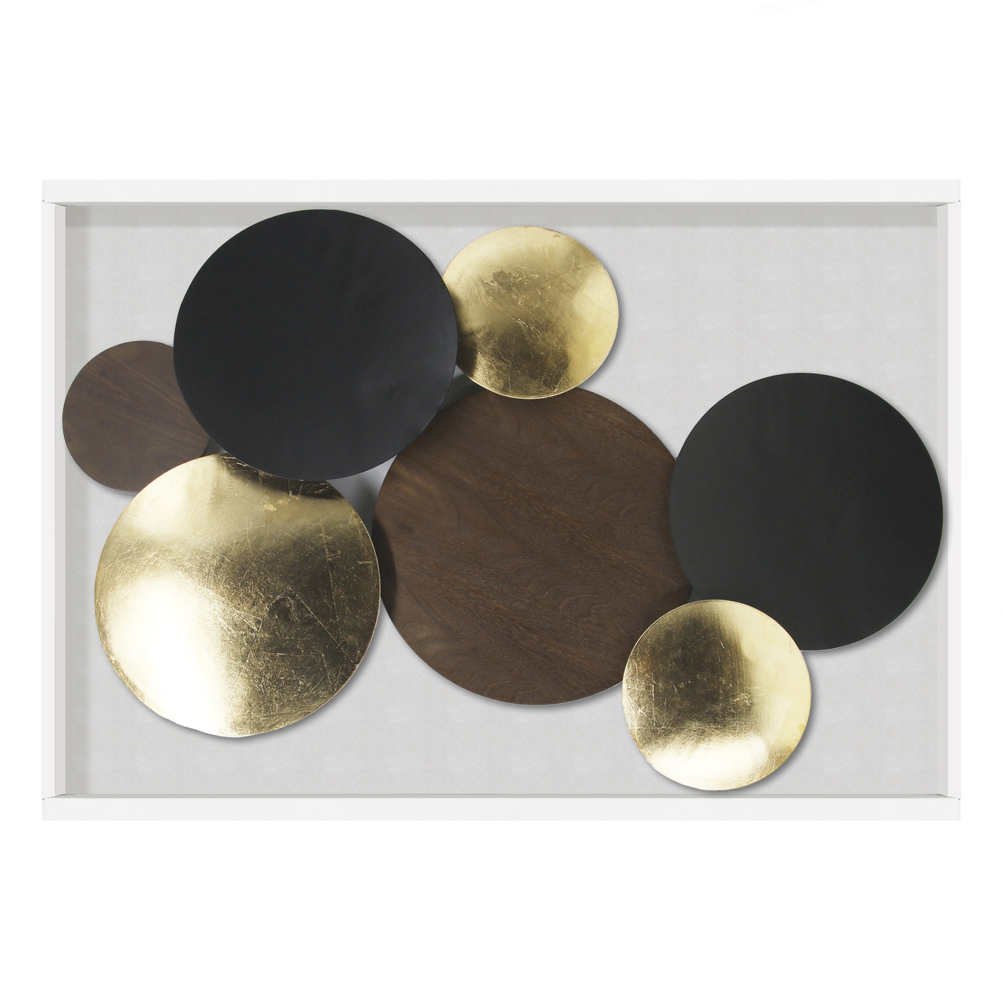 Art for the home Wandbild »Elegant Ornament«, (1 St.), Luxus Metal Art Wanddeko