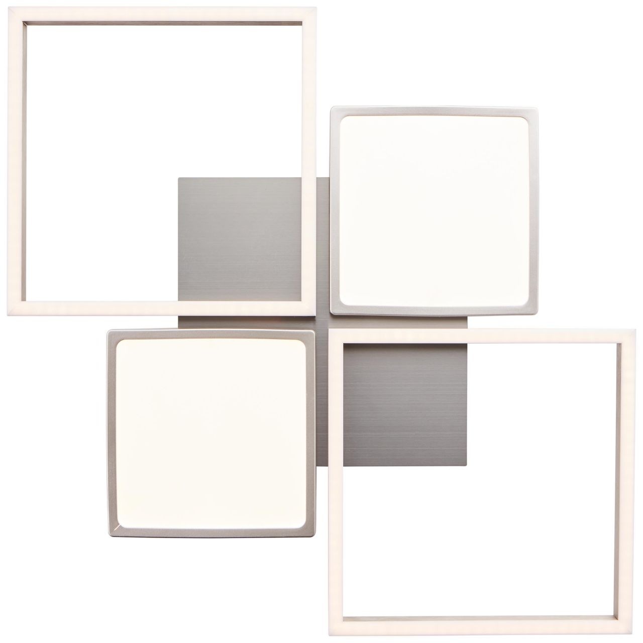 Brilliant Deckenleuchte »Zelia«, 1 flammig, LED Deckenlampe 51x51cm 4flg ni günstig online kaufen