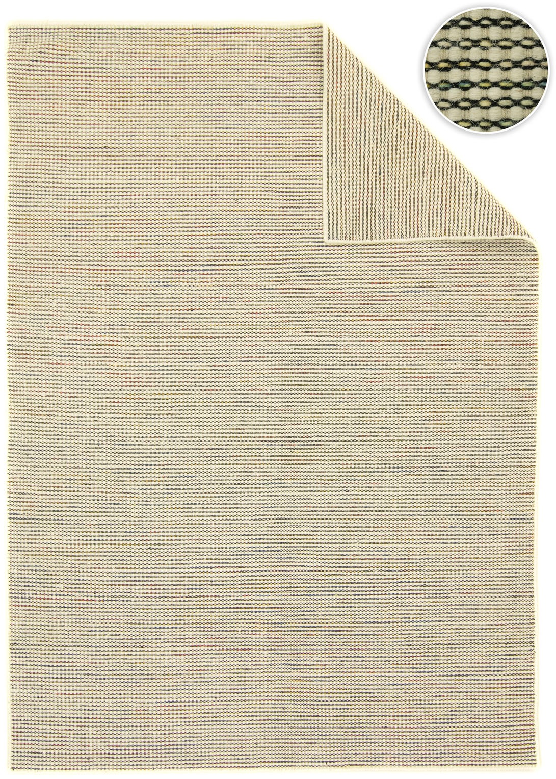 morgenland Wollteppich »Arvin - Kelim Teppich - Trendy«, rechteckig, 1 mm Höhe, Flachgewebe