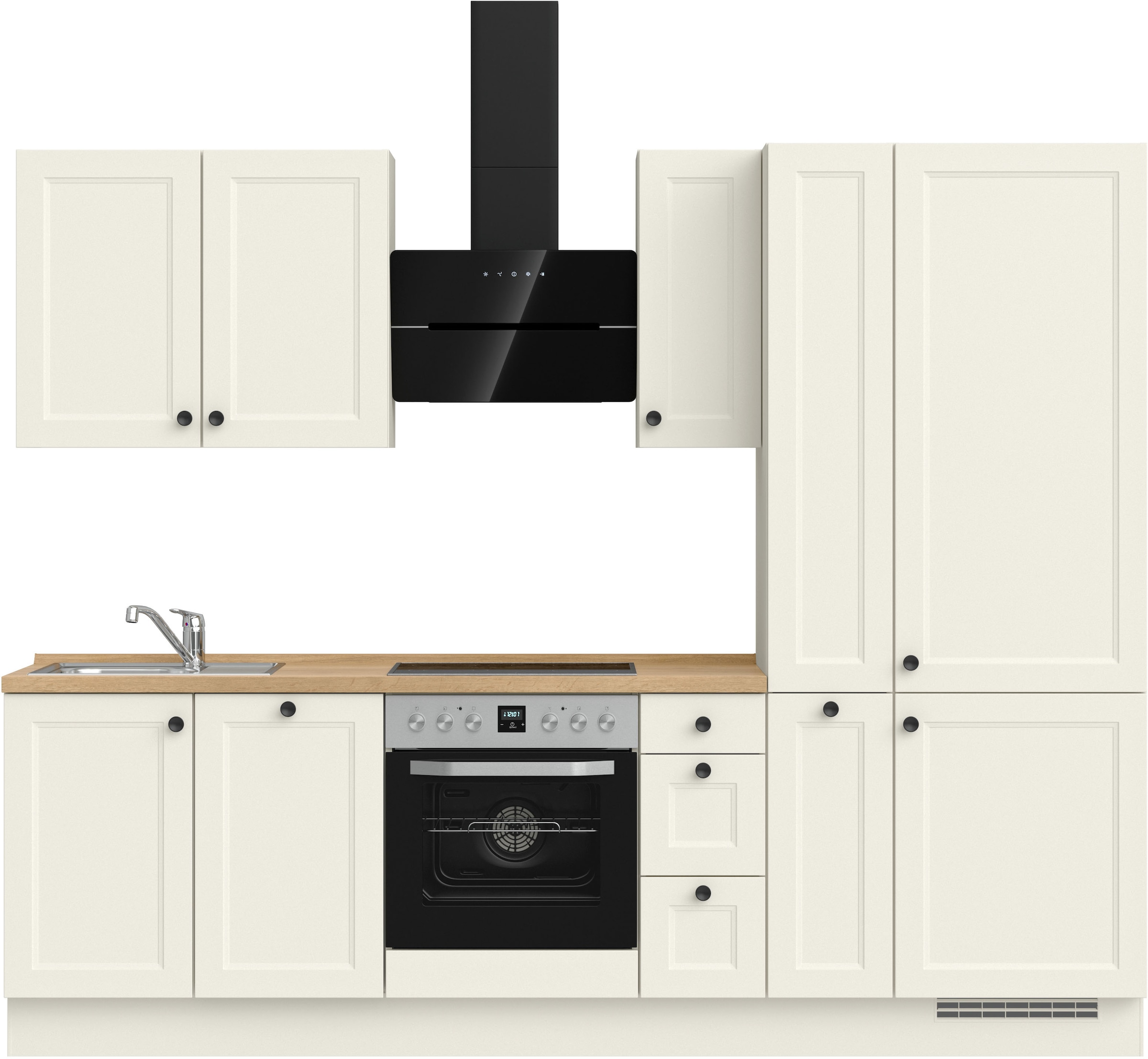 nobilia® Küchenzeile »"Cascada II"«, vormontiert, Breite 270 cm, Ausrichtun günstig online kaufen
