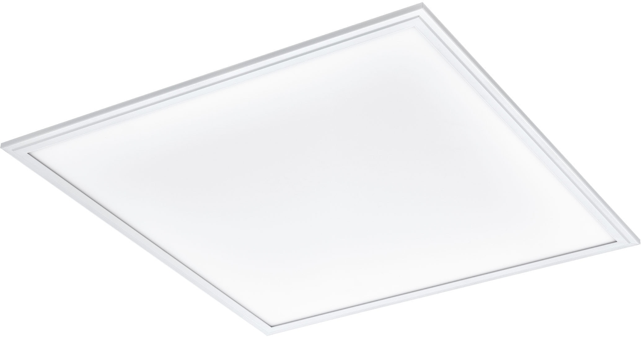 EGLO Deckenleuchte »SALOBRENA-Z Deckenlampe weiß, ZigBee 3.0, Timer, Panel, Disco-Modus«, Leuchtmittel LED-Modul | LED fest integriert, App/Sprachsteuerung Alexa, 59,5x59,5x5cm, exkl. Fernbedienung