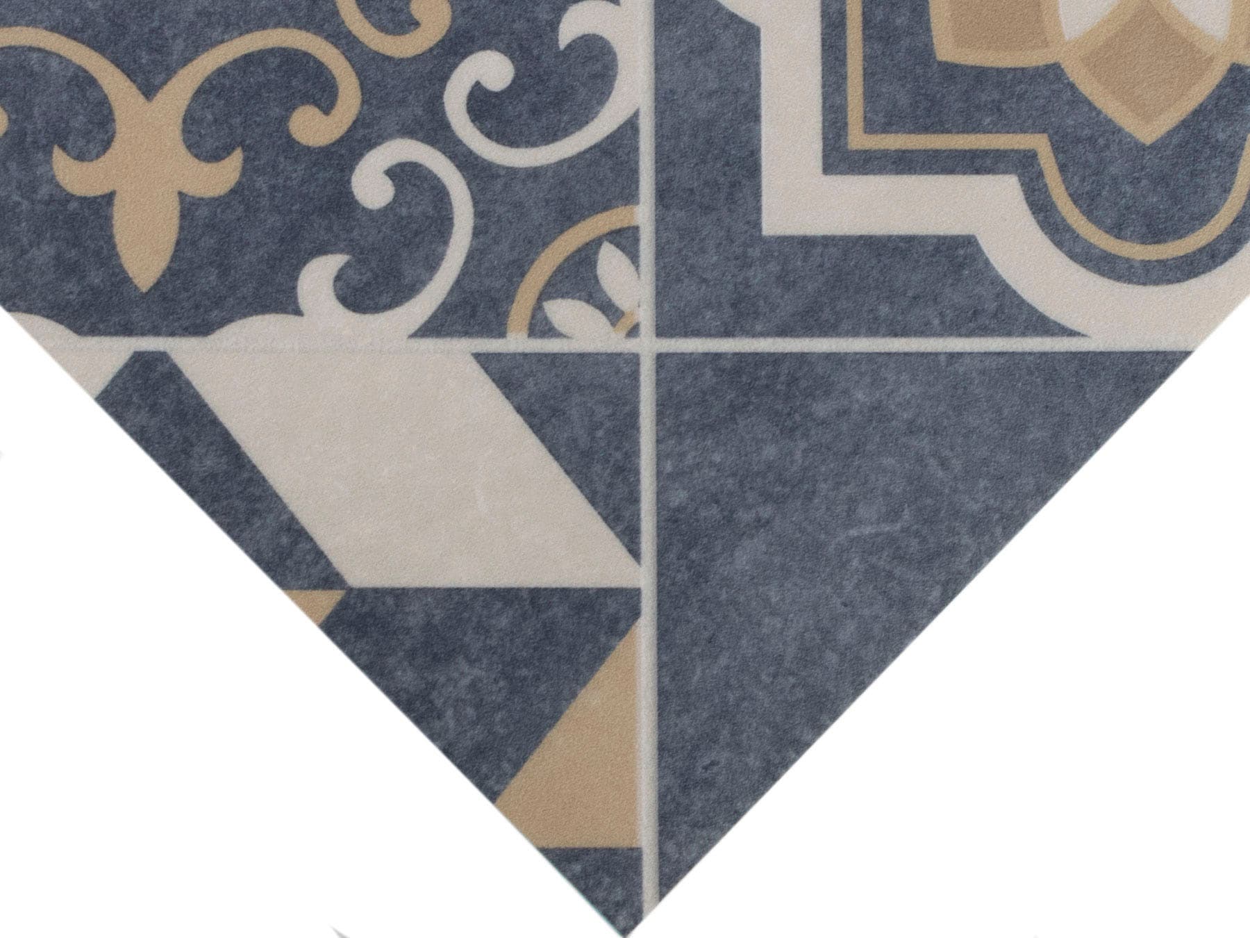 Primaflor-Ideen in Textil Vinyl-Läufer »Küchenläufer VERSAILLE, Made in Belgium«, rechteckig, 2,5 mm Höhe, Läufer aus Vinyl, abwischbar, Motiv Fliesenoptik Ornamente, Küche
