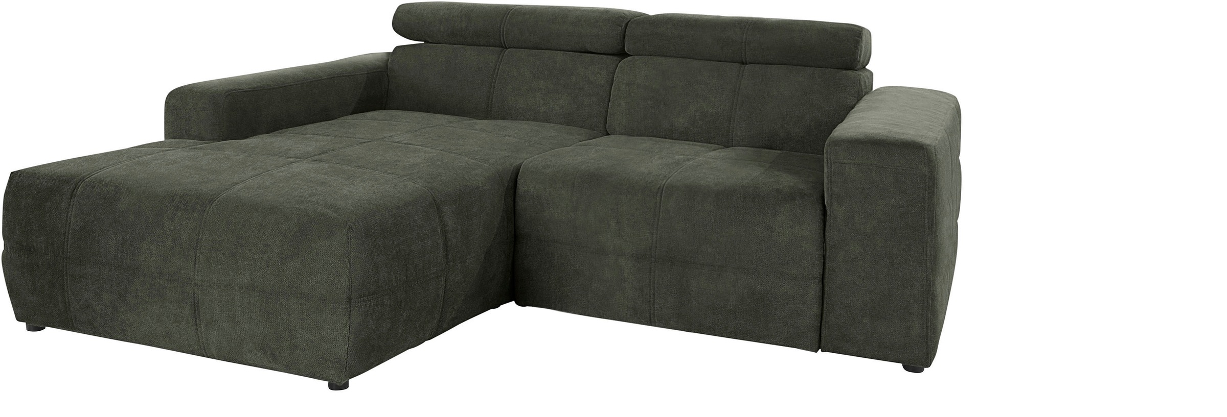 DOMO collection Ecksofa »Brandon, inkl. Kopfteilverstellung, B/T/H: 214/100 günstig online kaufen