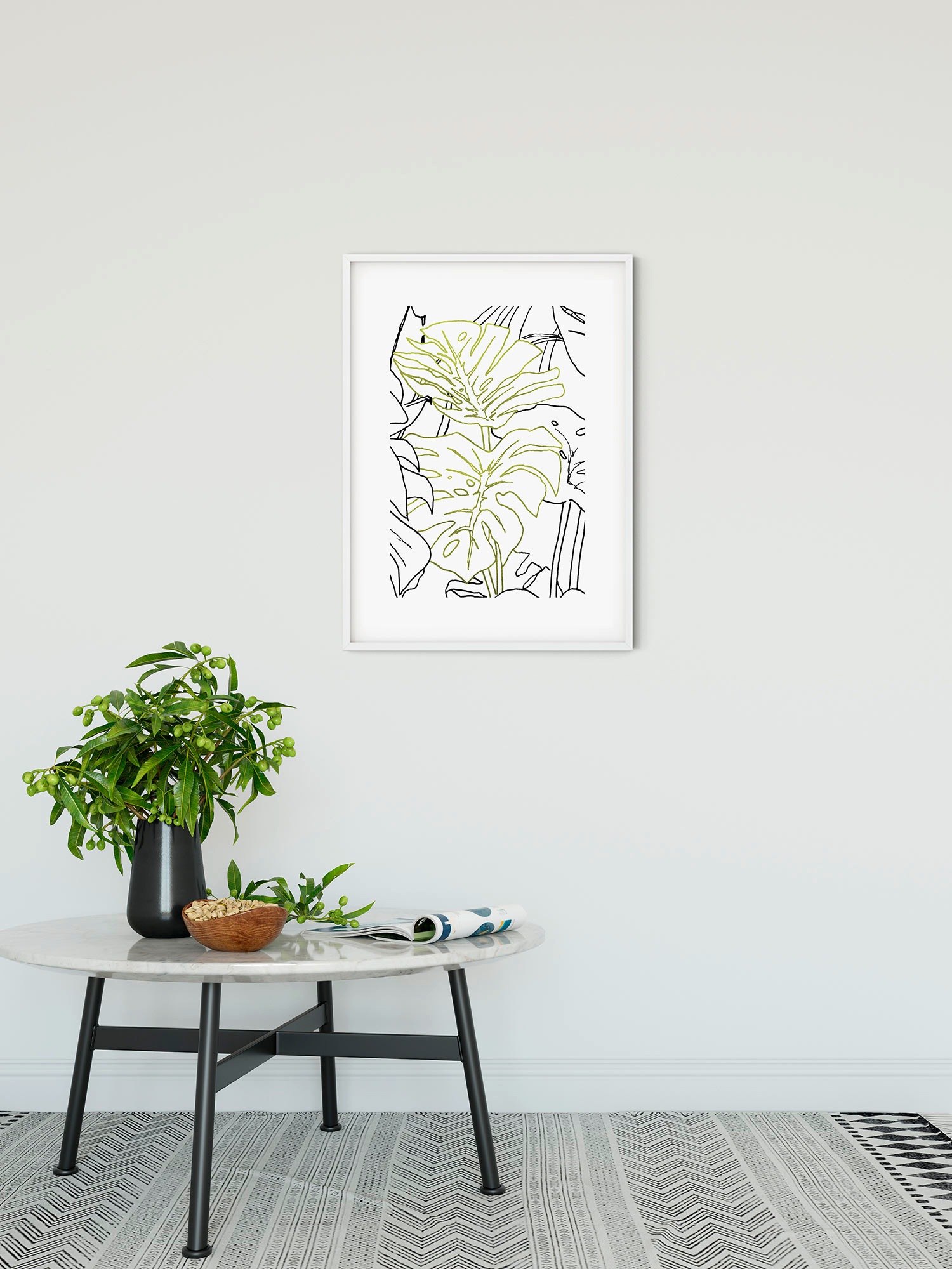 Komar Bild »Monstera Borsigiana«, Natur, (1 St.), Wandbild zur Dekoration - ohne Rahmen