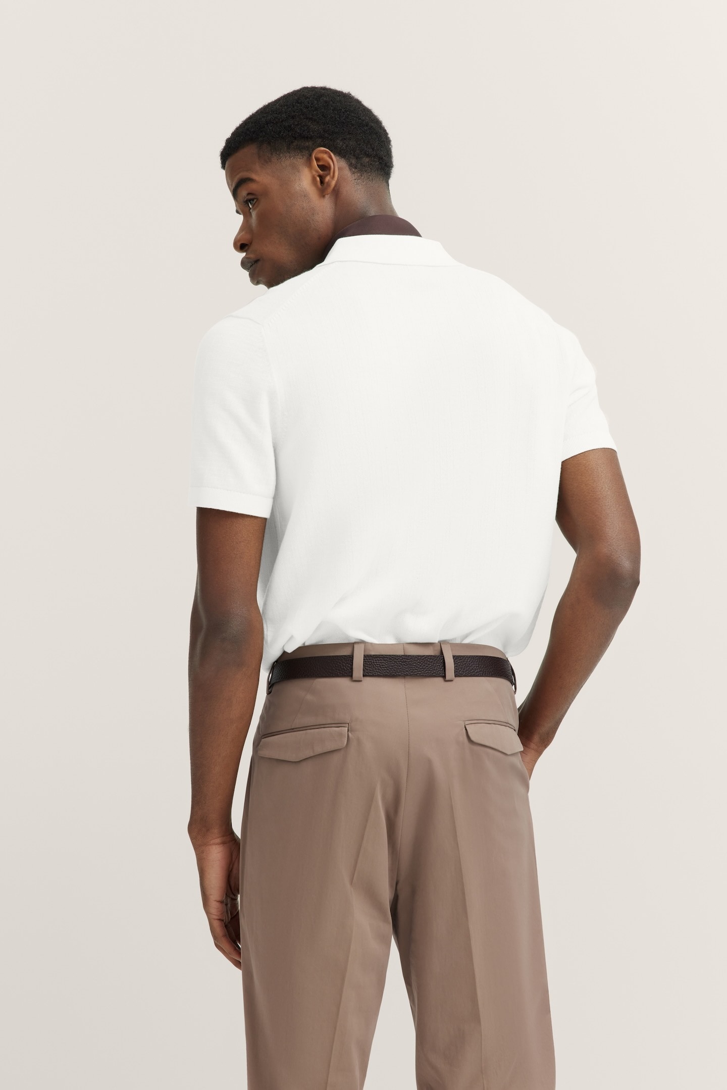 bugatti Poloshirt, in feiner Strickstruktur