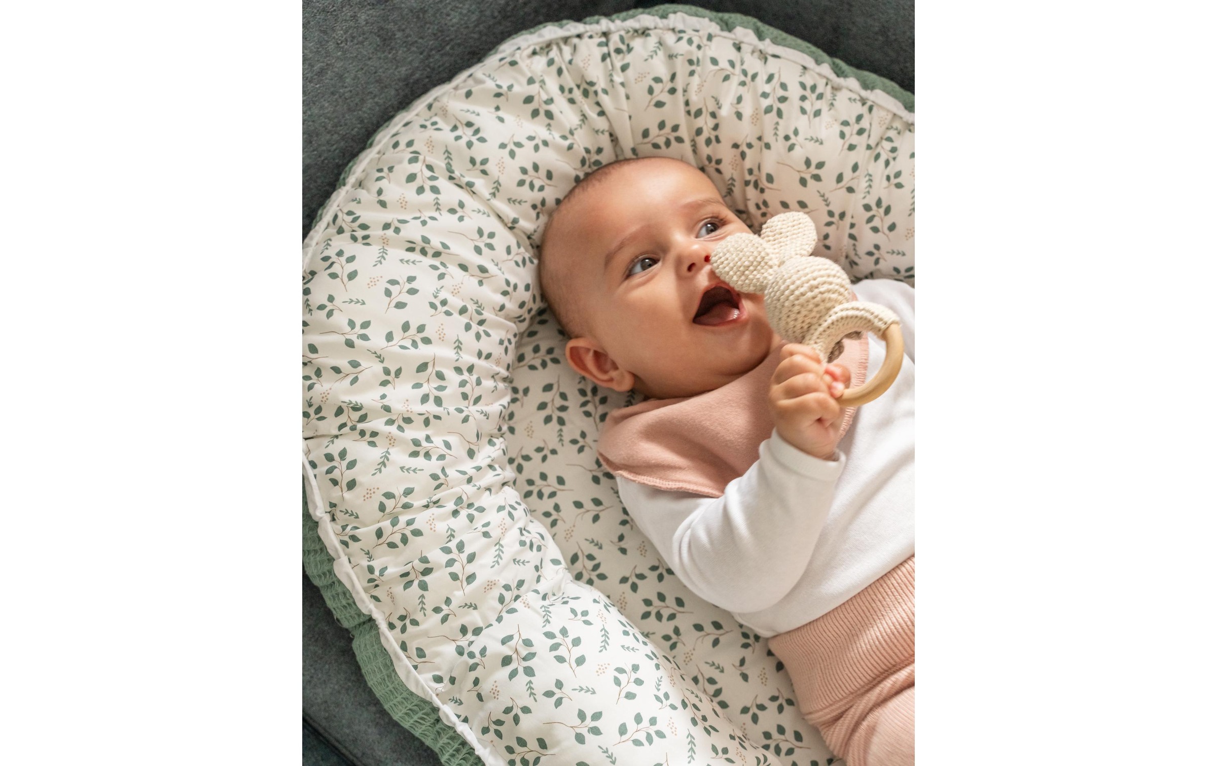 ULLENBOOM ® Kuschelnest »Cocoon Floral 55 x 95 cm«
