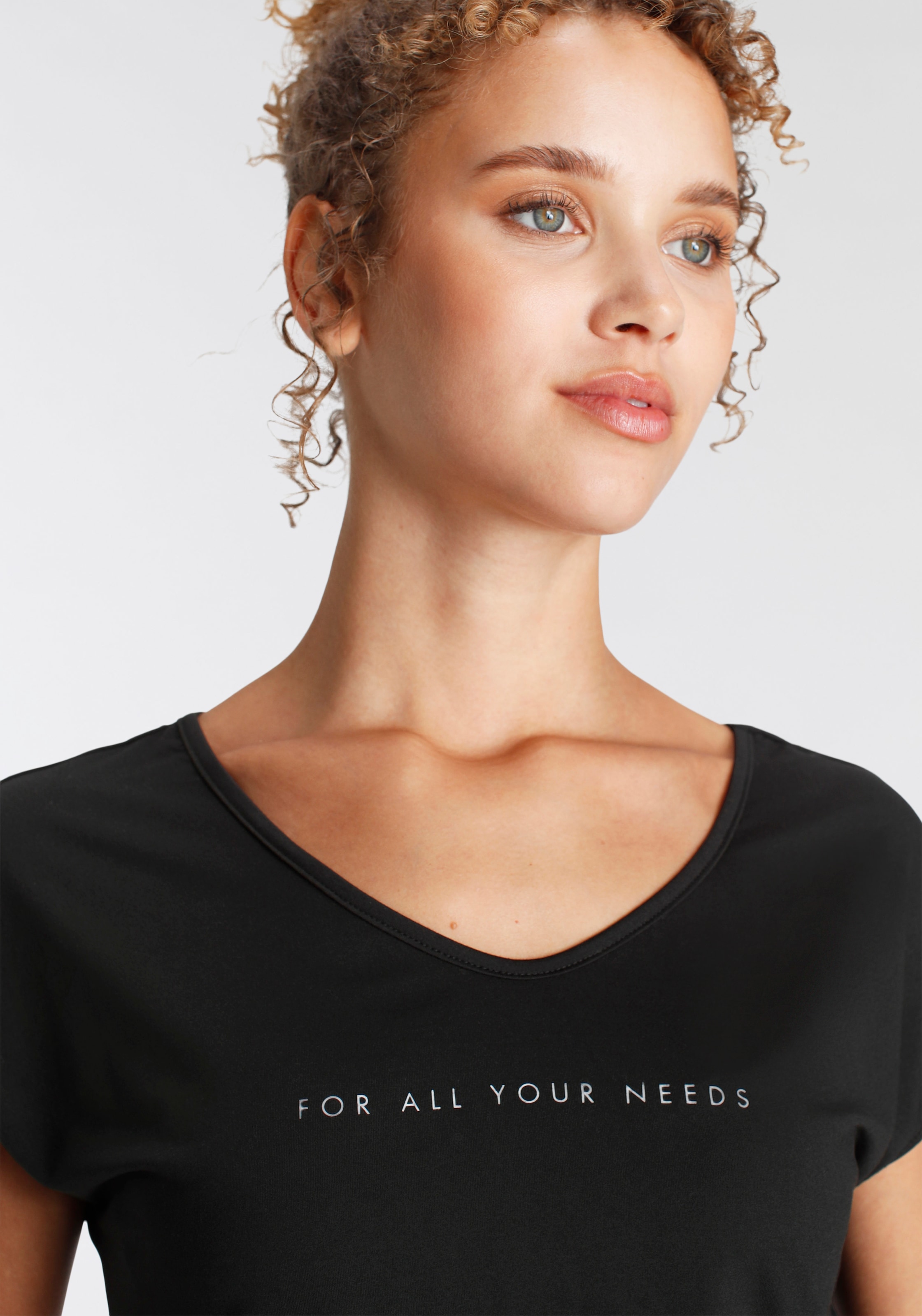 FAYN SPORTS Funktionsshirt »Cuffed Tee« atmungsaktiv,  schnell trocknend,  aus Jerseystoff