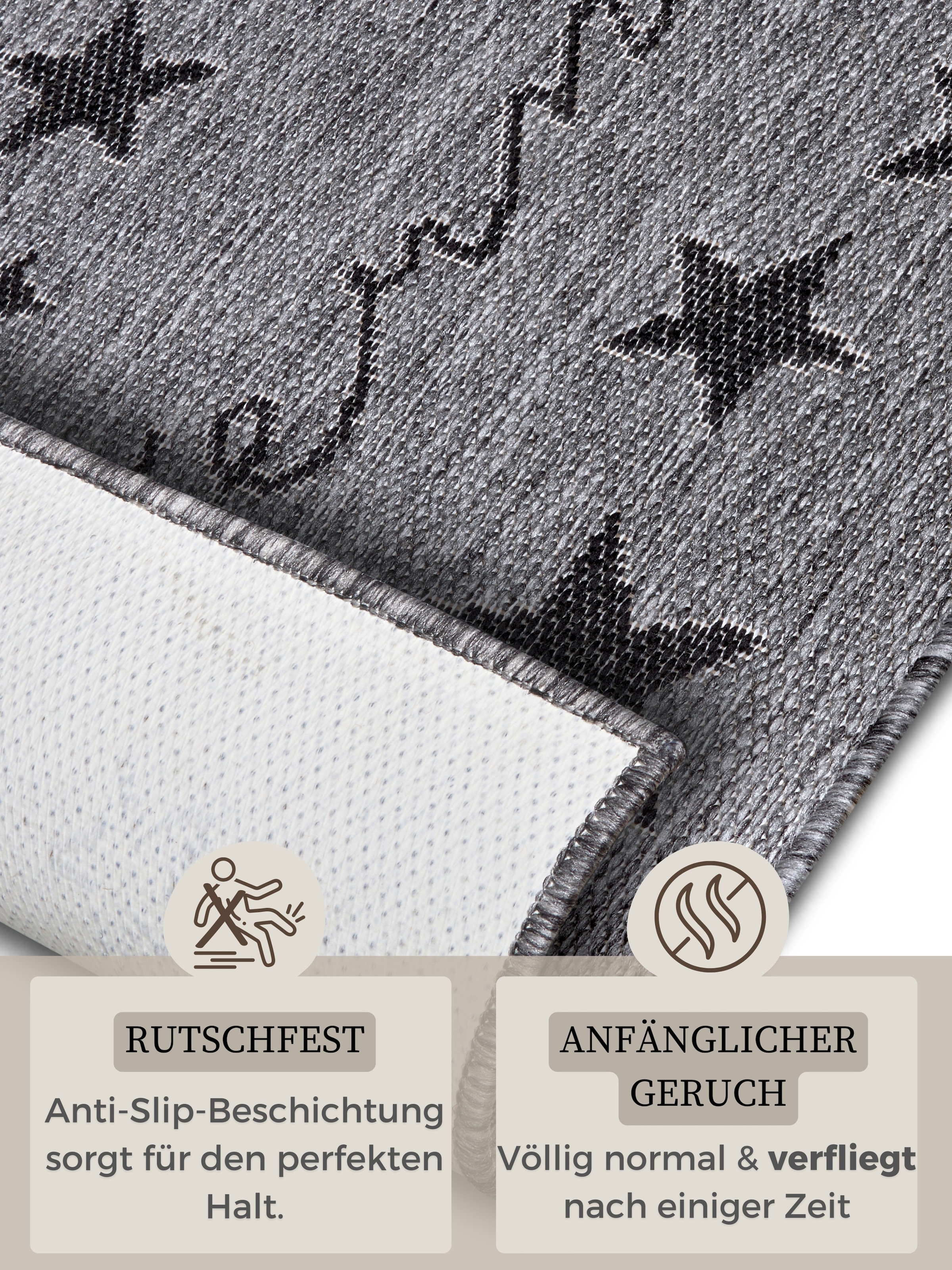 HANSE Home Küchenläufer »Sterneküche«, rechteckig, 5 mm Höhe, Läufer, Rutschfest, Küchenteppich, Küche, Teppich, Pflegeleicht, Flur