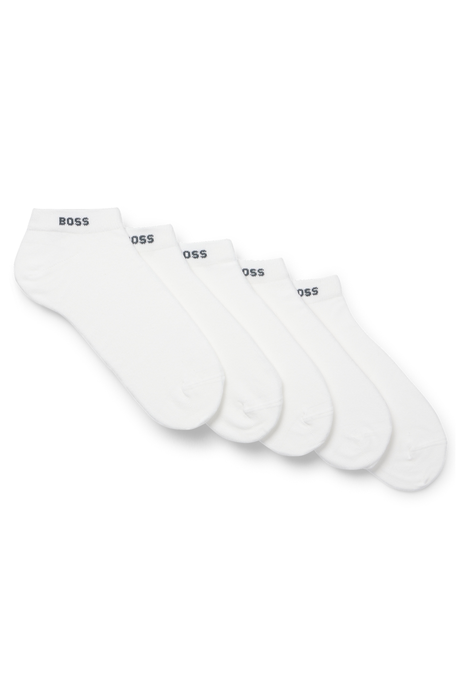 BOSS Sneakersocken »5P AS Uni CC«, (Packung, 5 Paar), mit BOSS Label